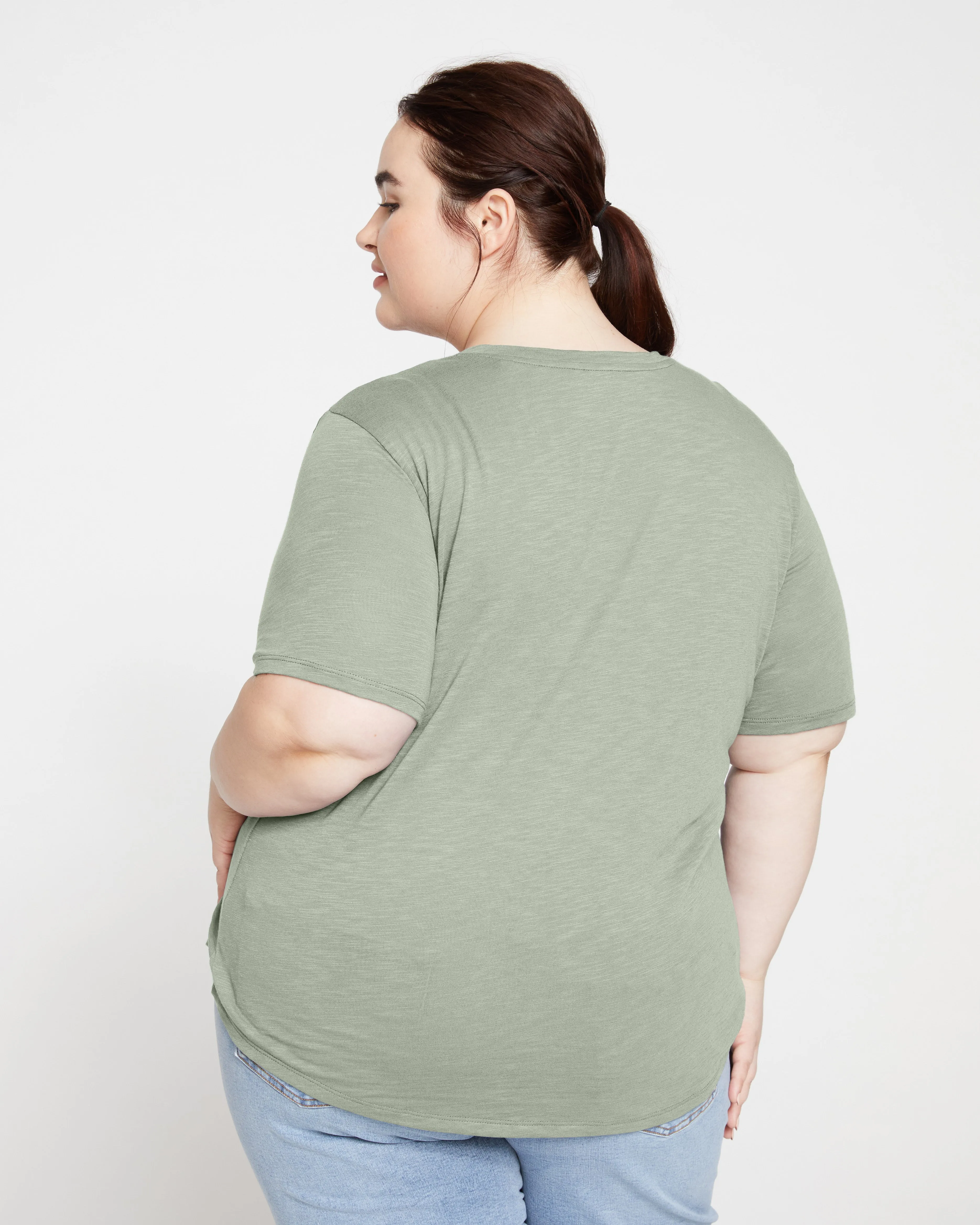 Light-As-Air V Rex - Sage sold by Universal Standard product image thumbnail 2