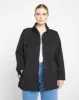 Vineyard Stretch Twill Jacket - Black sold by Universal Standard
