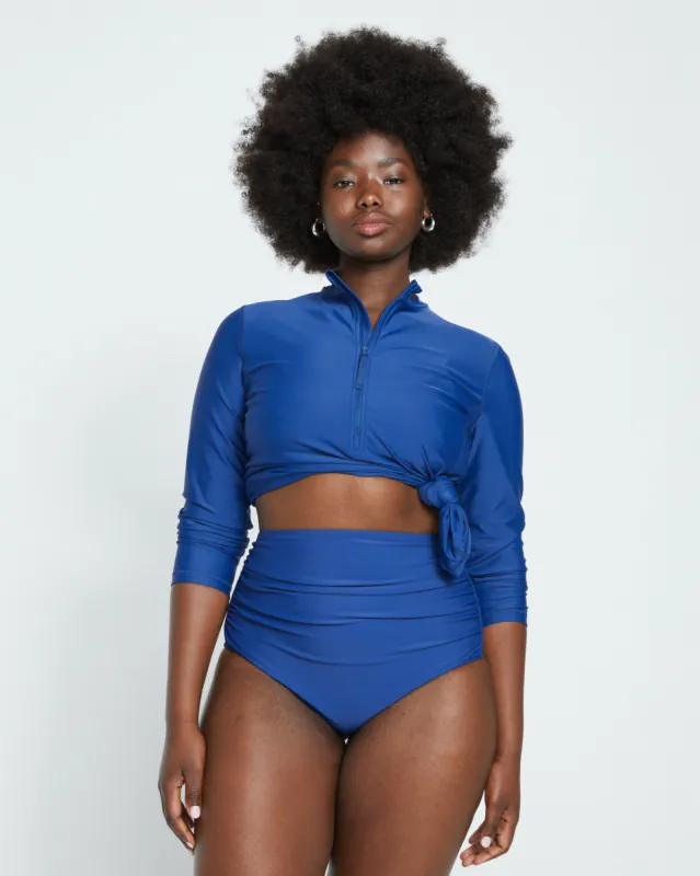 The Bikini Brief - Midnight Seine sold by Universal Standard