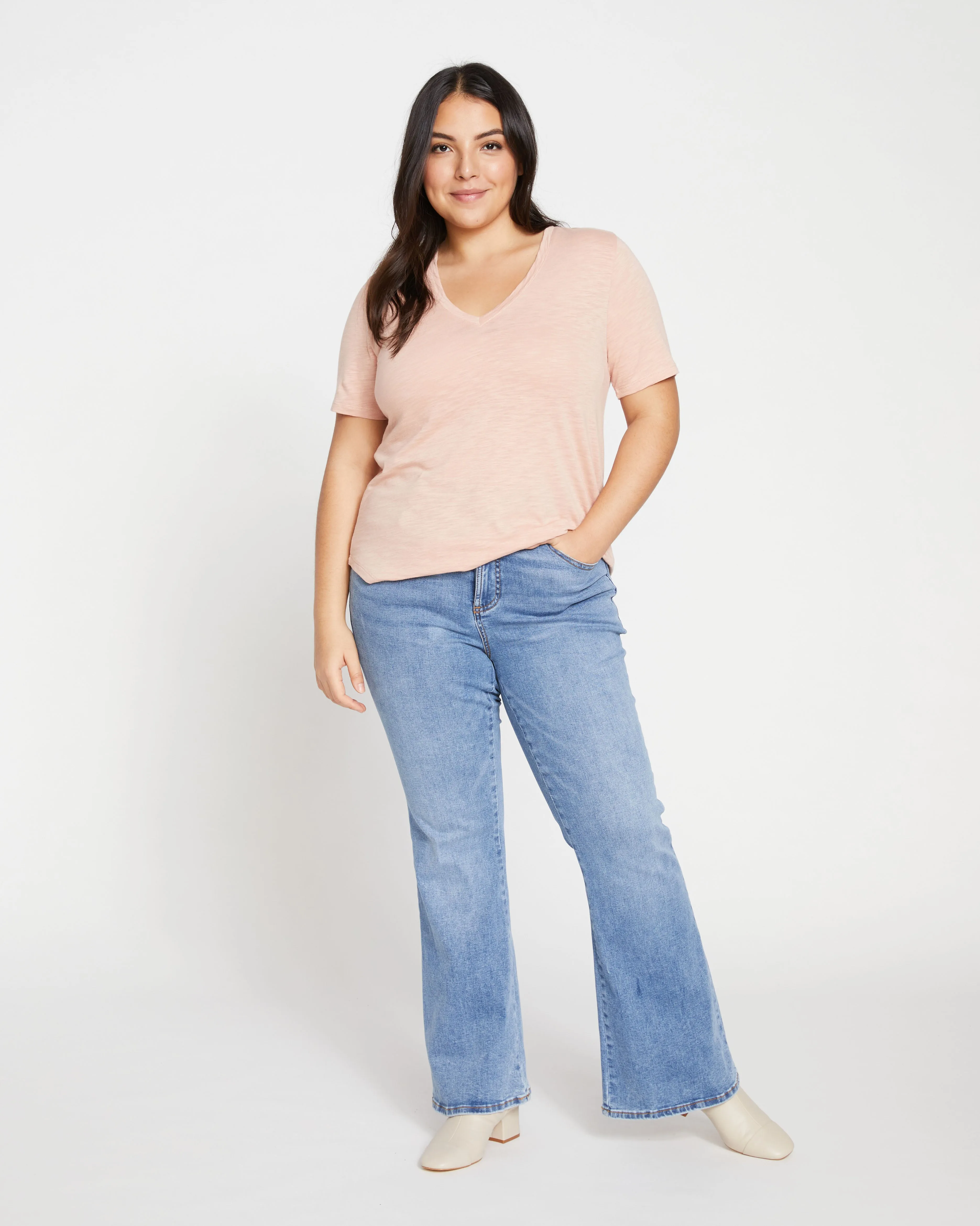 Light-As-Air V Rex - Mahogany Rose sold by Universal Standard