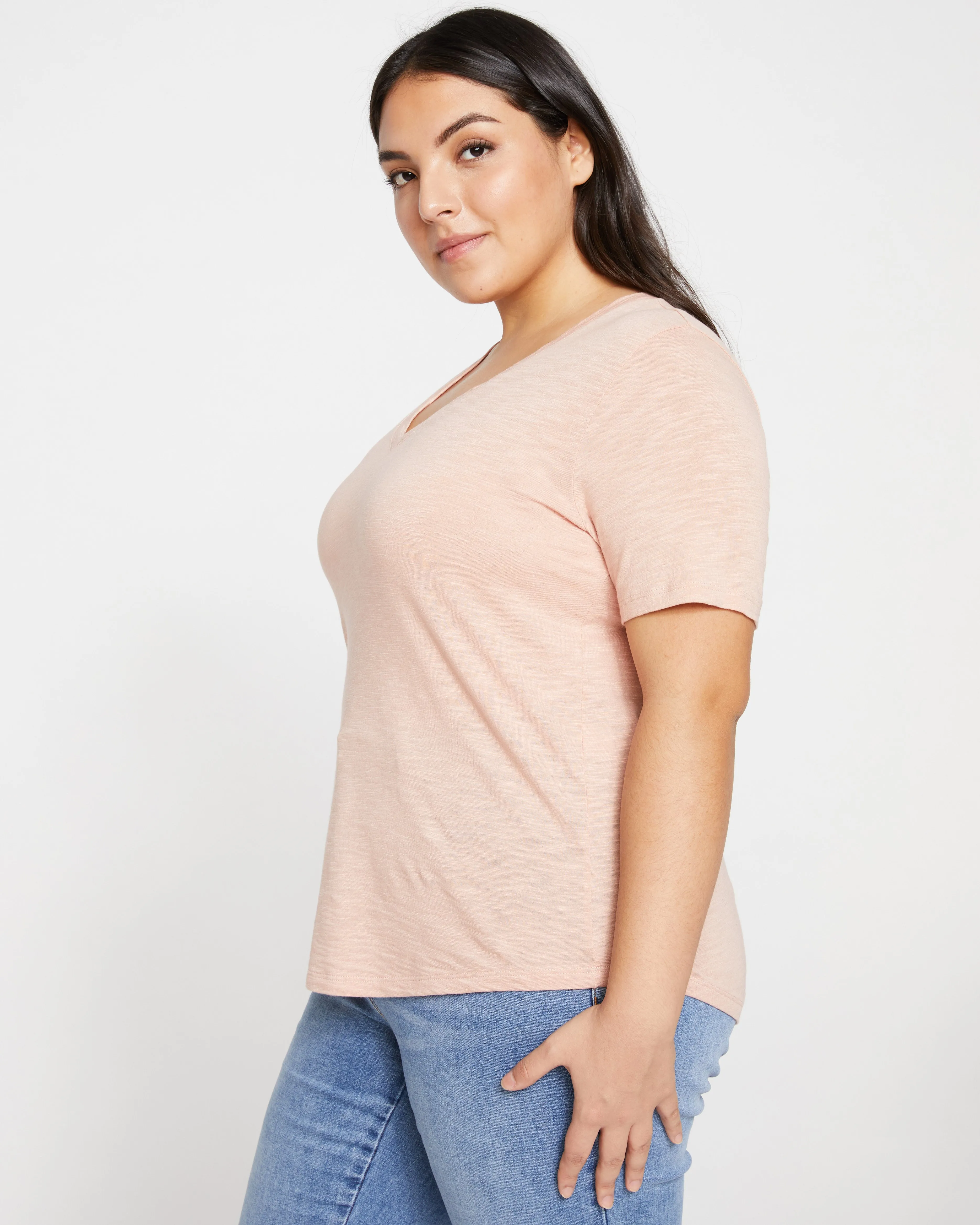 Light-As-Air V Rex - Mahogany Rose sold by Universal Standard product image thumbnail 4