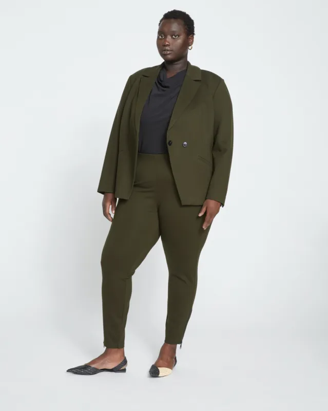 Moro Pocket Signature Ponte Pants - Evening Forest sold by Universal Standard