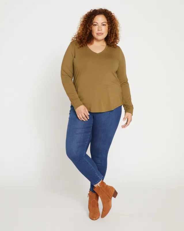 Long Sleeve V Rex - Olive sold by Universal Standard