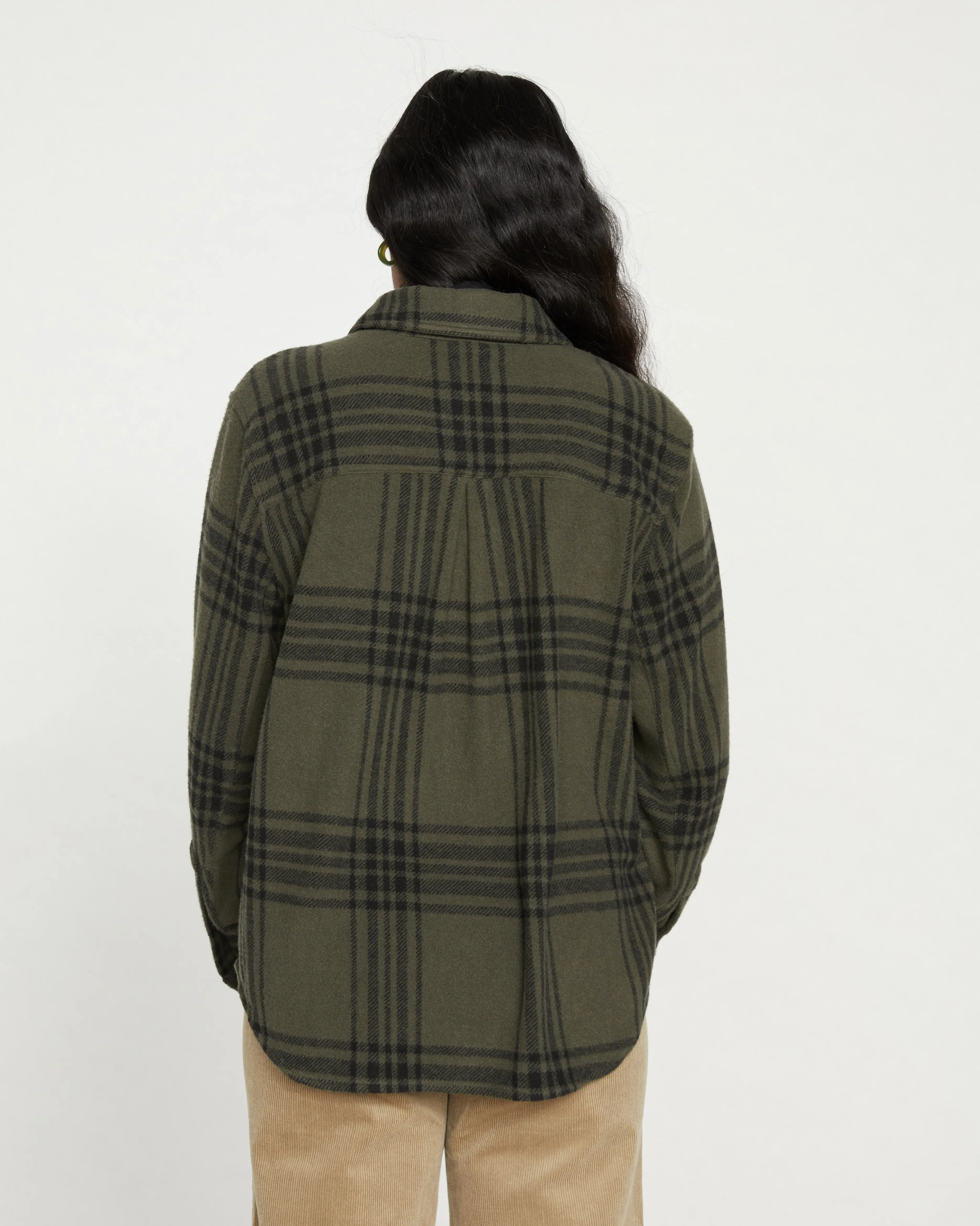 Maine Stretch Flannel Shirt - Night Woods Plaid sold by Universal Standard product image thumbnail 4