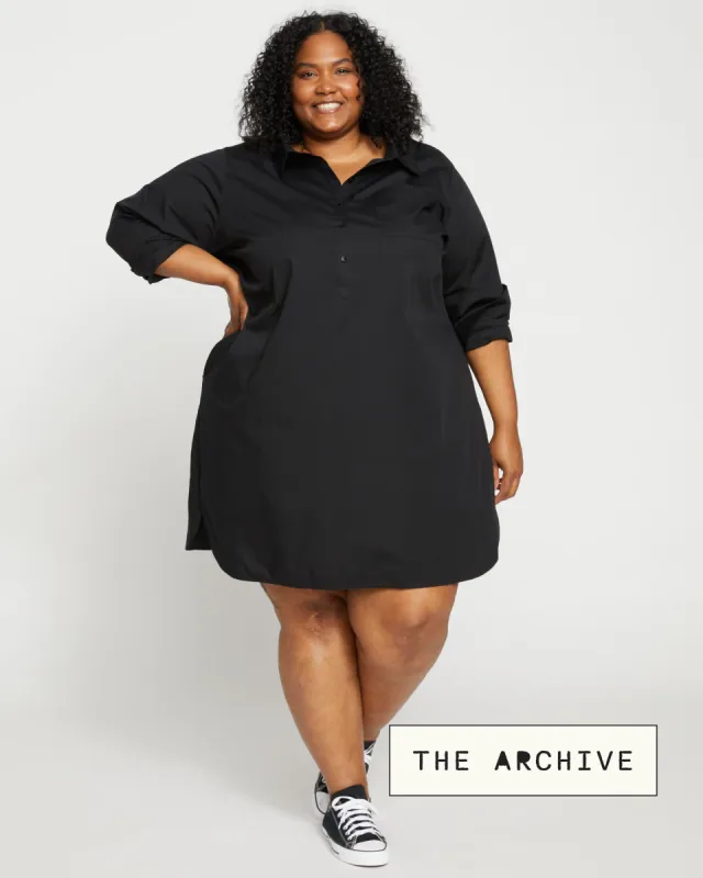 Rubicon Shirtdress 2 - Black sold by Universal Standard
