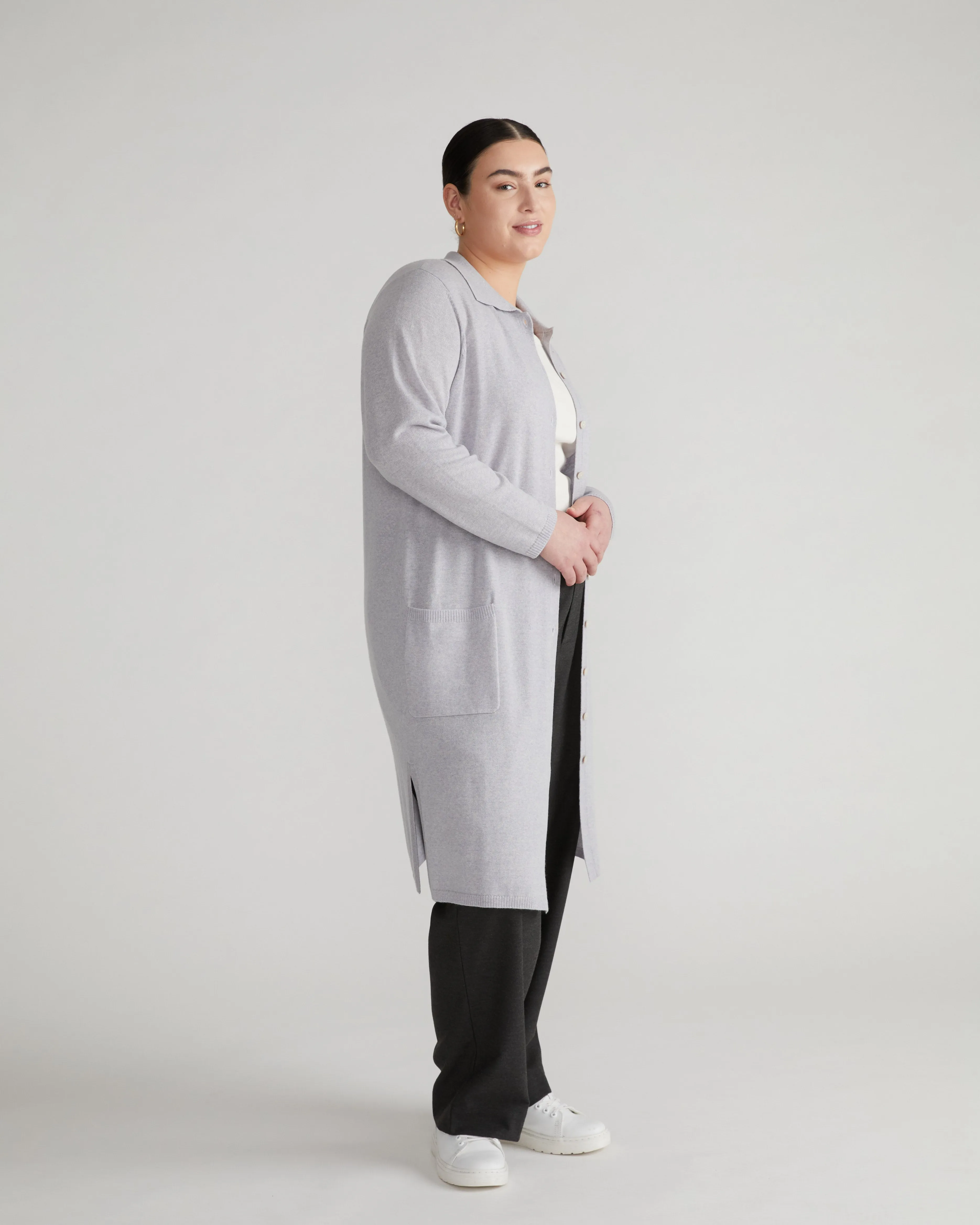 Westport Merino Duster - Cloudy Sky sold by Universal Standard product image thumbnail 3