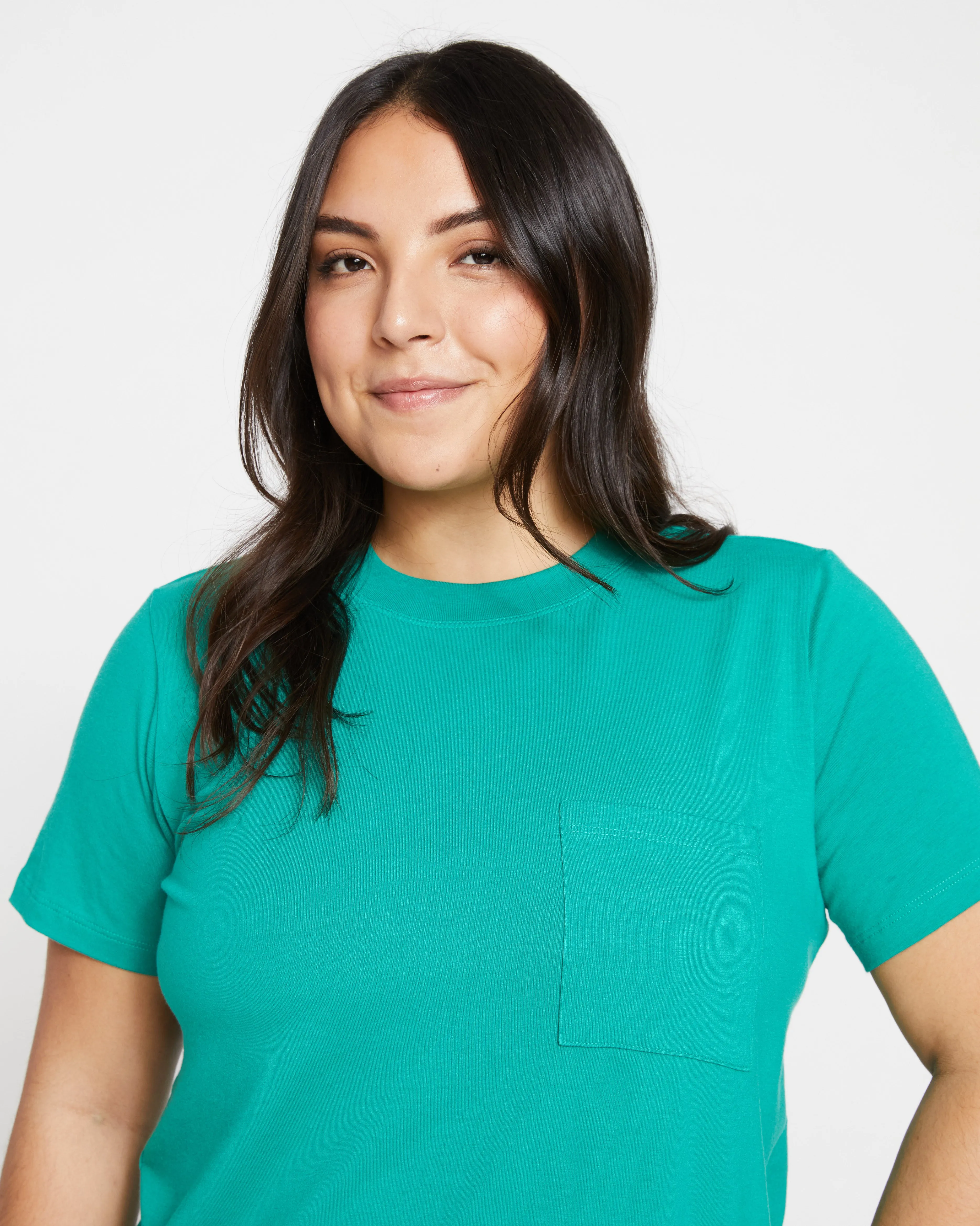 Garcon Tee - Green Lake sold by Universal Standard