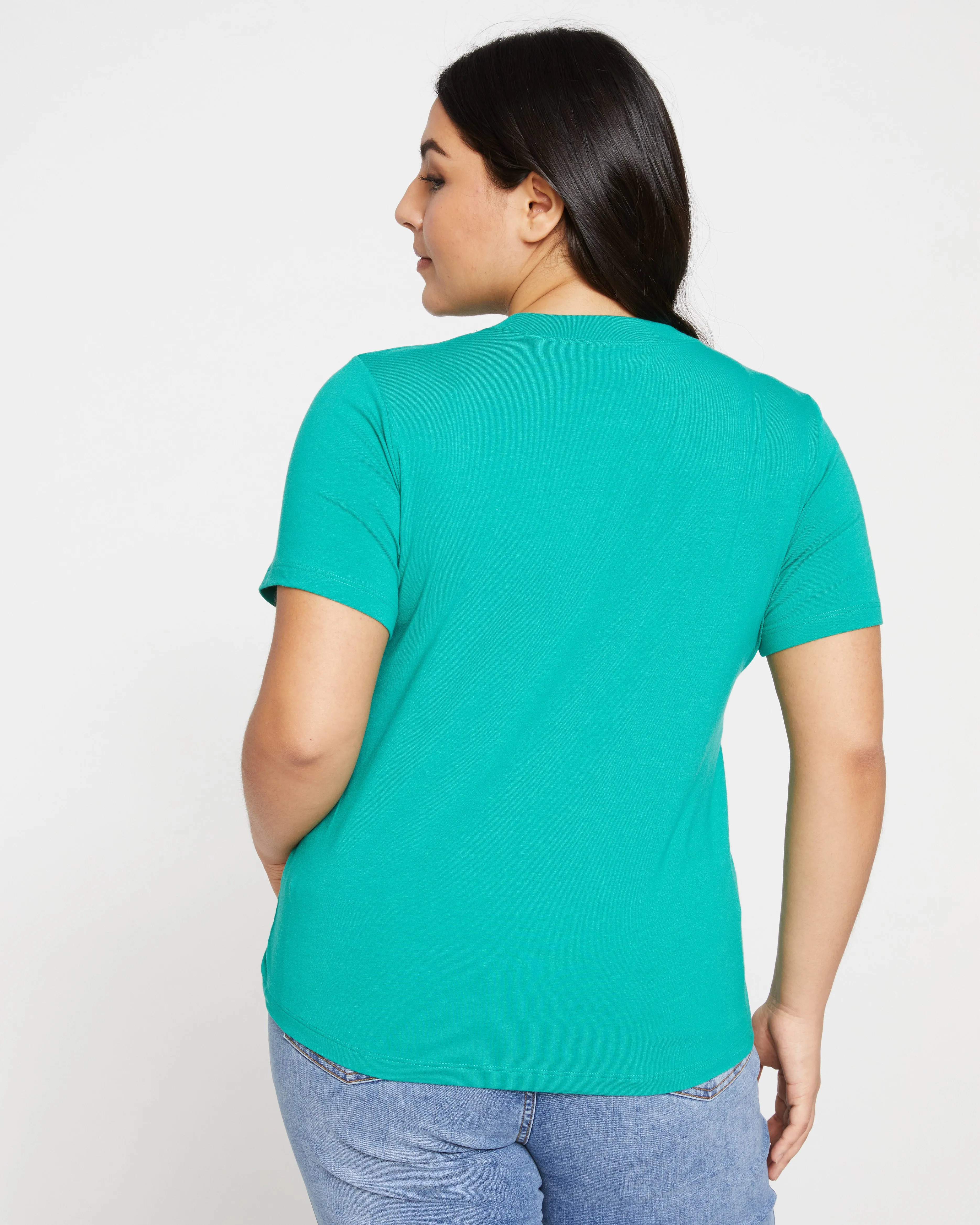 Garcon Tee - Green Lake sold by Universal Standard product image thumbnail 4