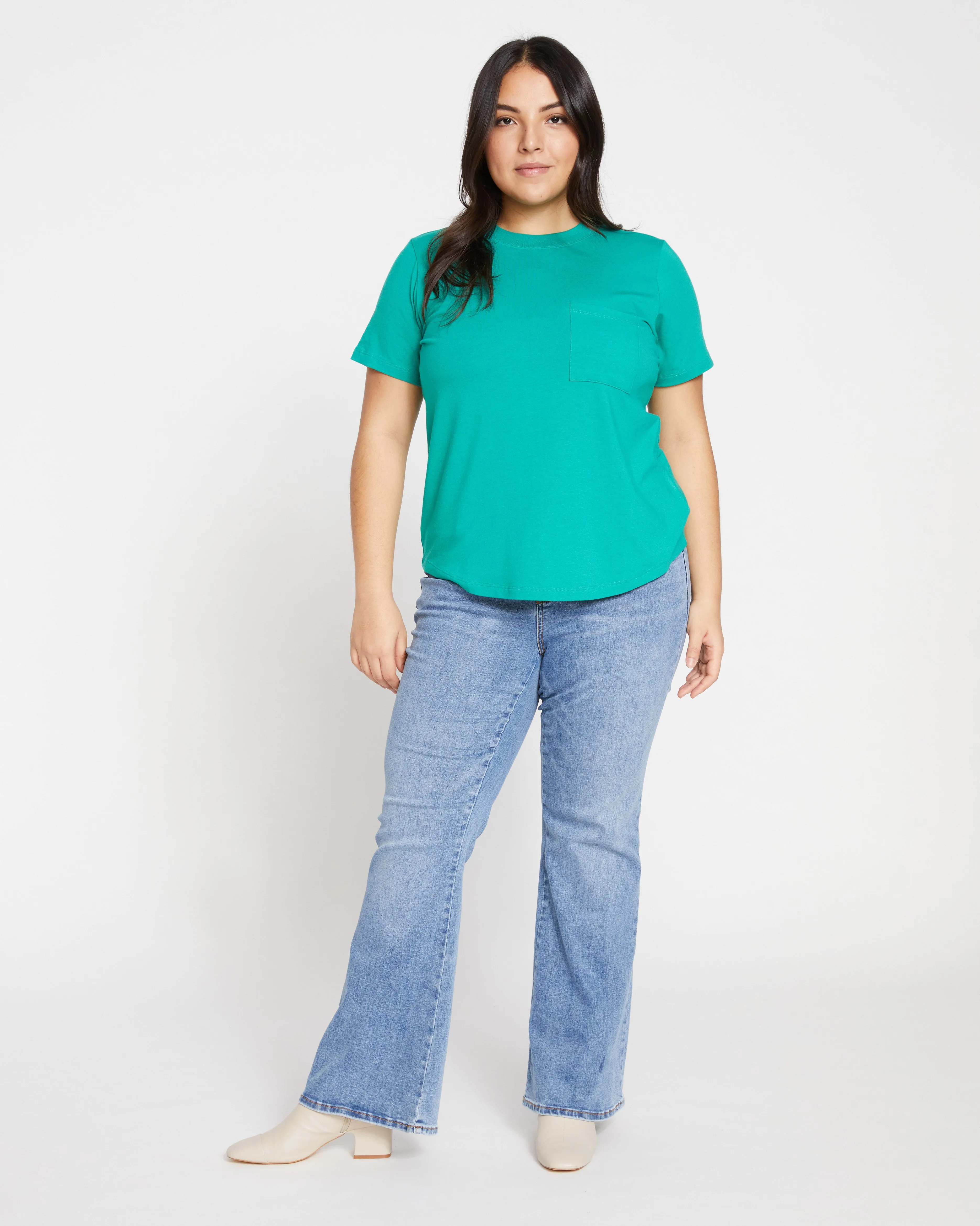 Garcon Tee - Green Lake sold by Universal Standard product image thumbnail 2