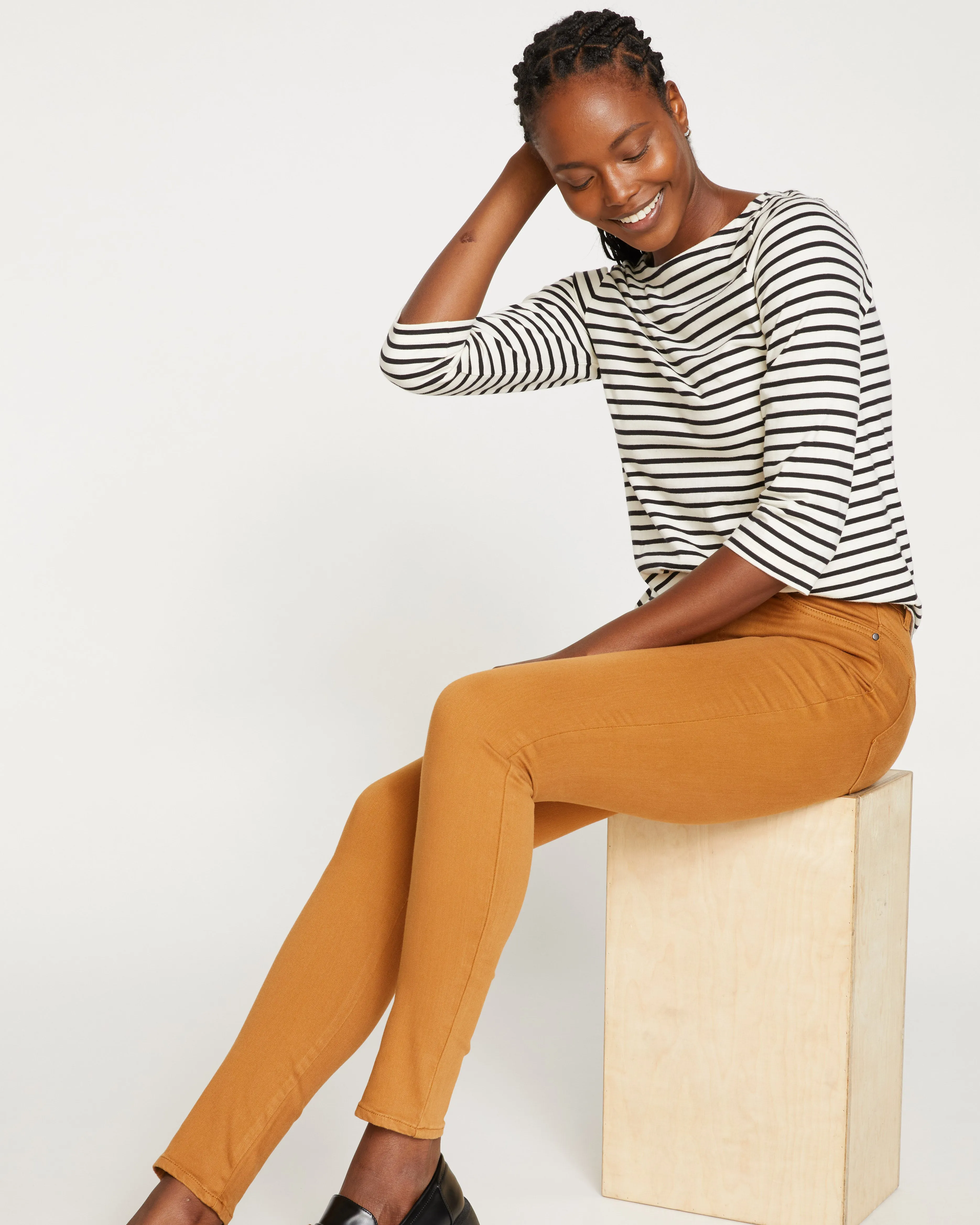 Seine High Rise Skinny Jeans 32 Inch - Foie Gras sold by Universal Standard product image thumbnail 2