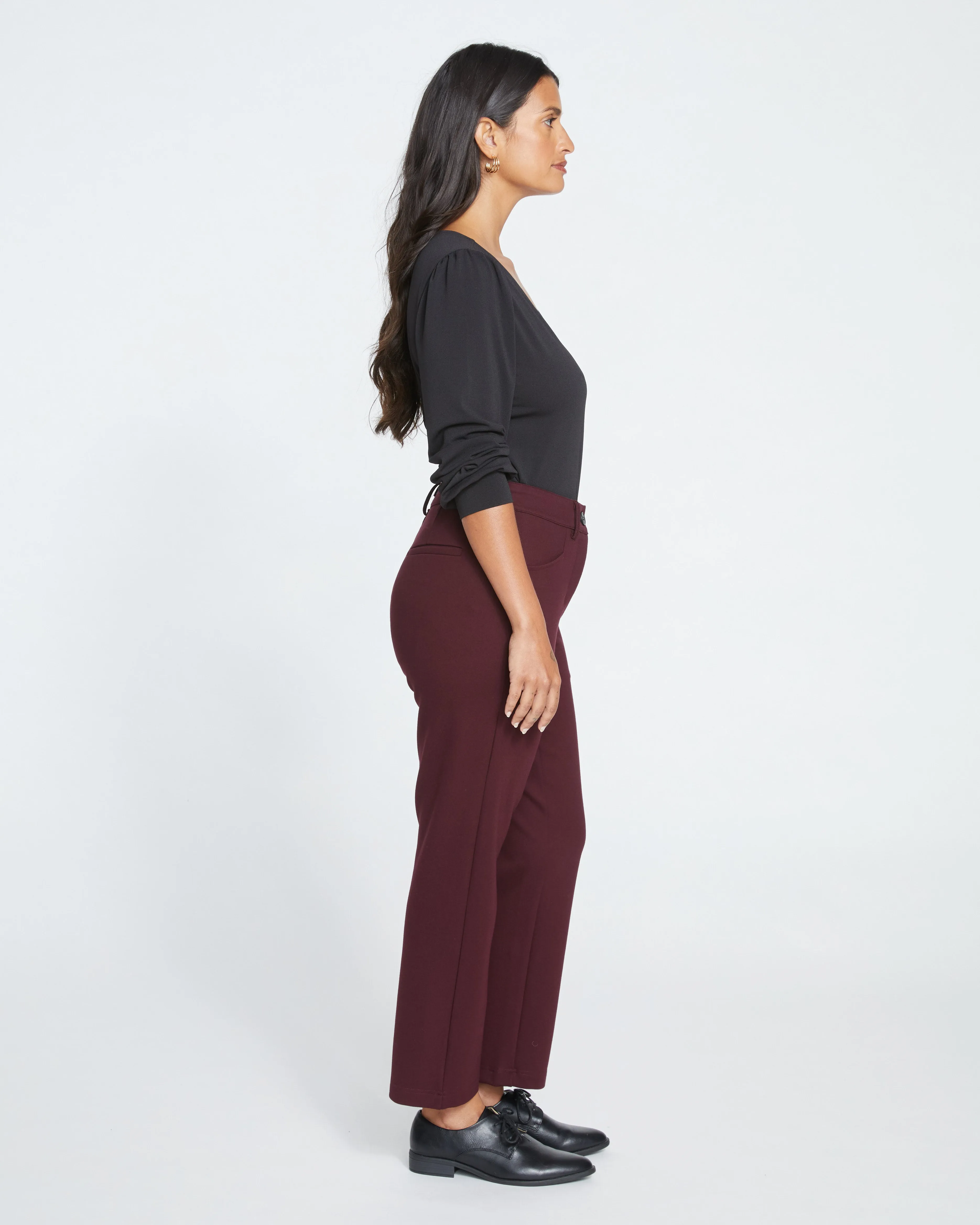 Cigarette Ponte Pants - Black Cherry sold by Universal Standard product image thumbnail 3