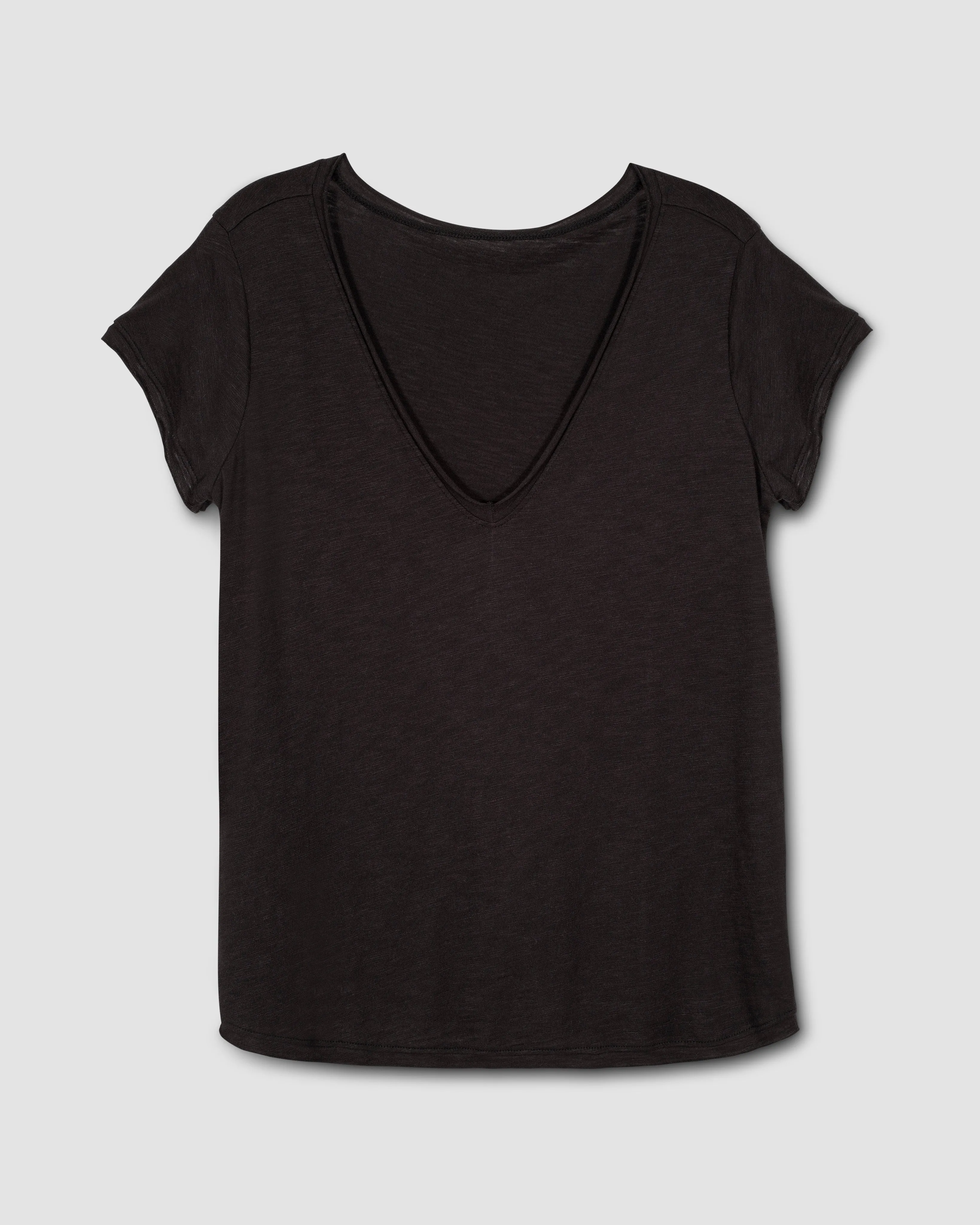 Isna Raw Edge Tee - Black sold by Universal Standard product image thumbnail 2