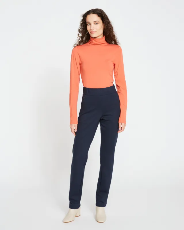 Smart Signature Ponte Pants Long - Navy sold by Universal Standard