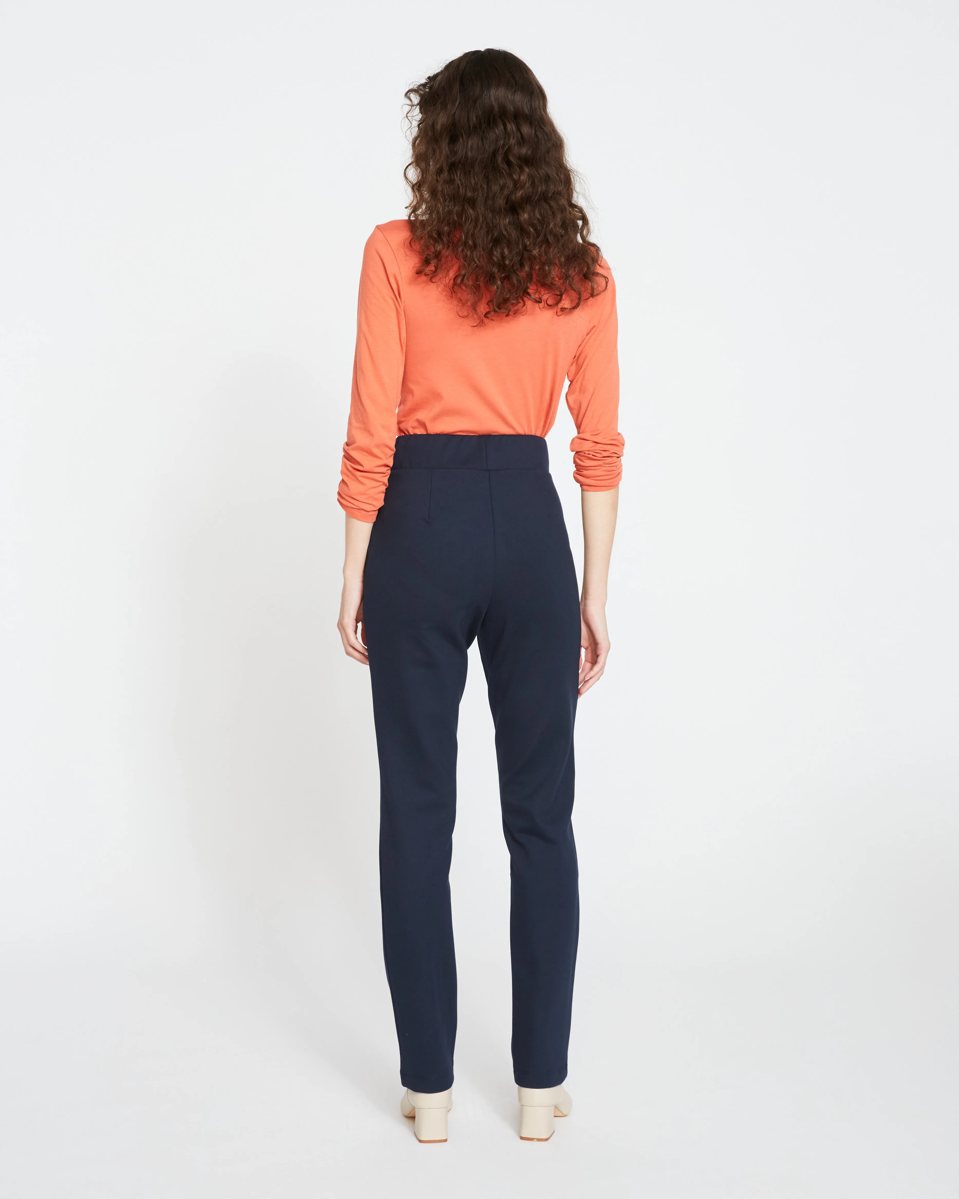 Smart Signature Ponte Pants Long - Navy sold by Universal Standard product image thumbnail 4