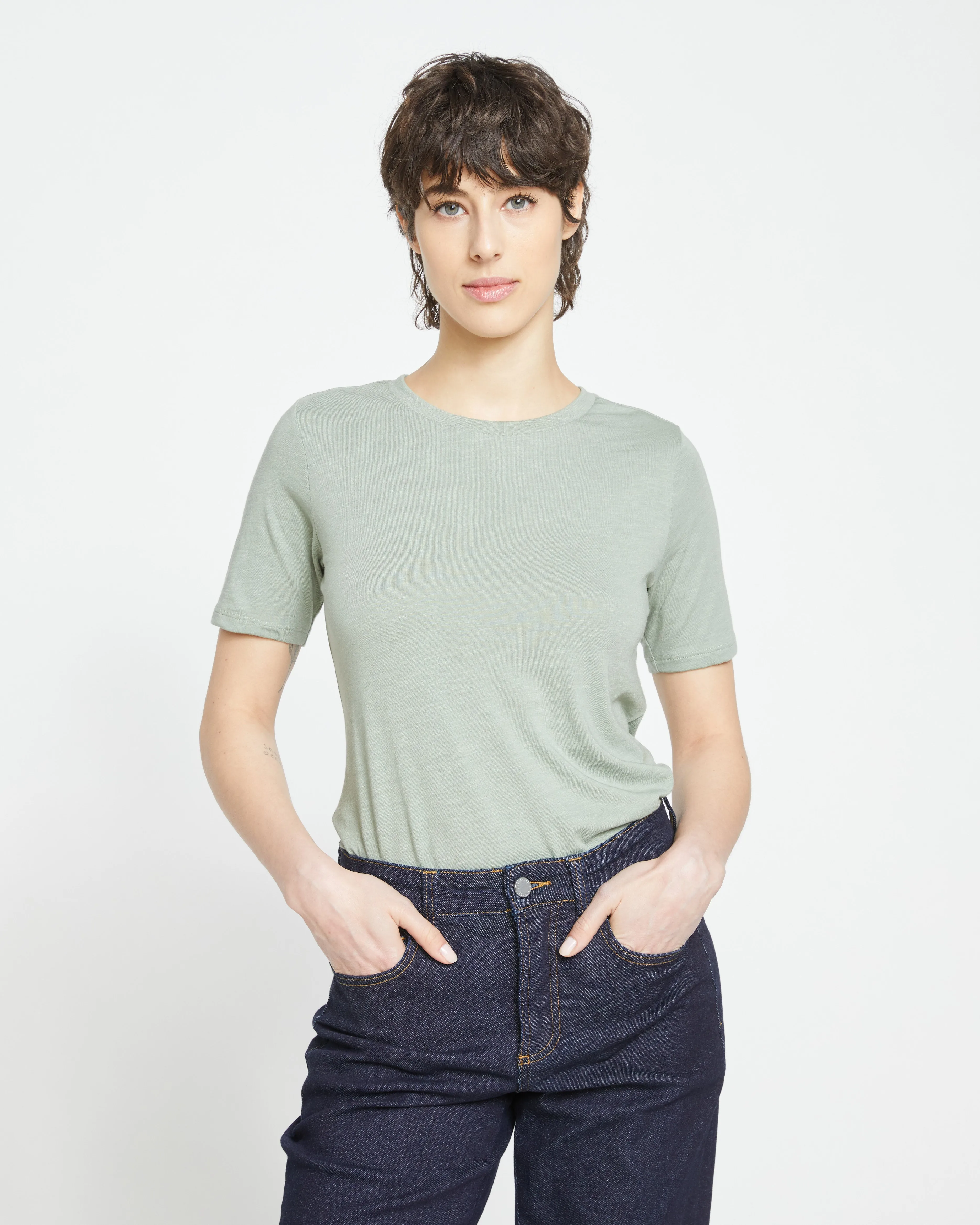 Light-As-Air Tee Rex - Sage sold by Universal Standard product image thumbnail 2