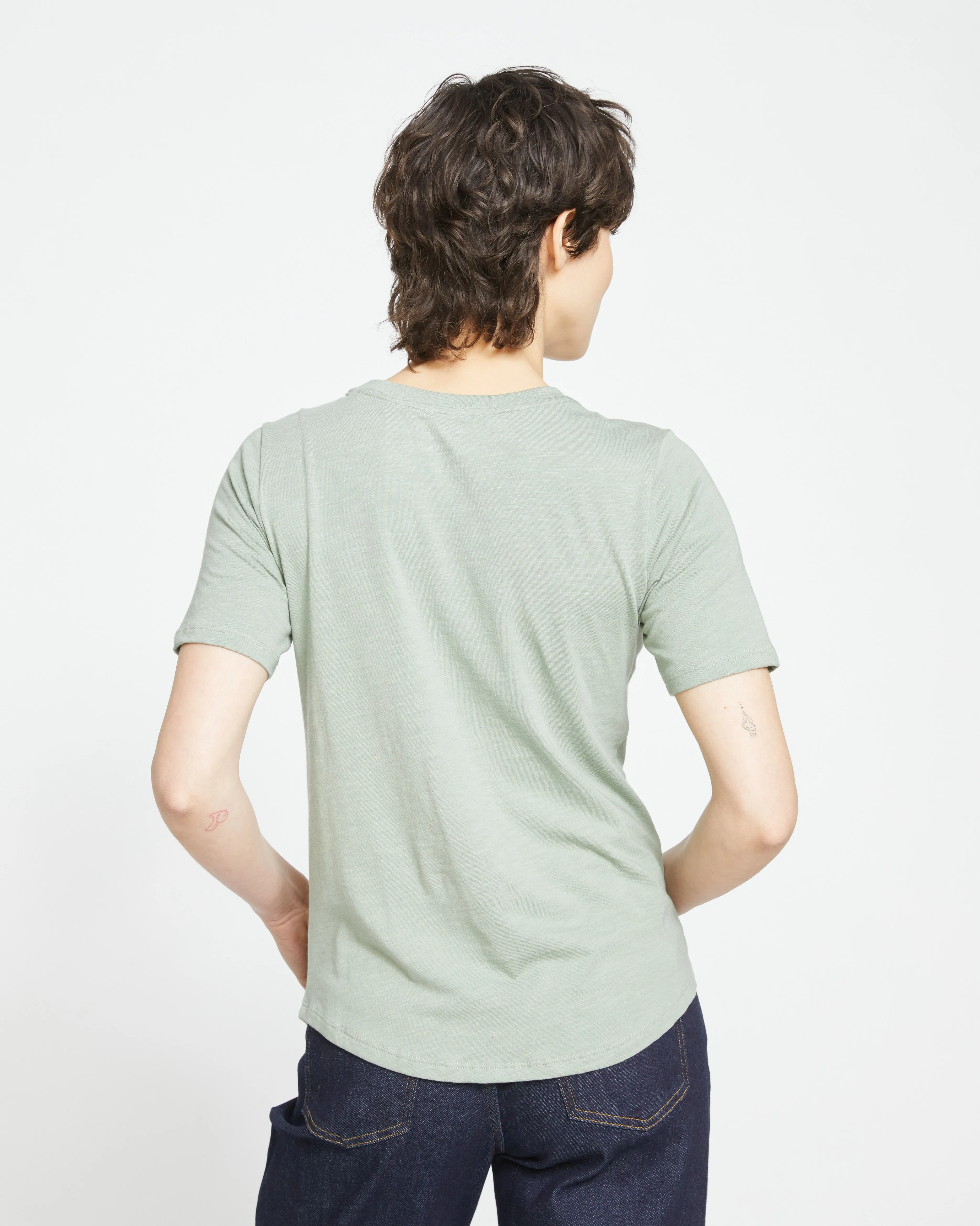 Light-As-Air Tee Rex - Sage sold by Universal Standard product image thumbnail 4