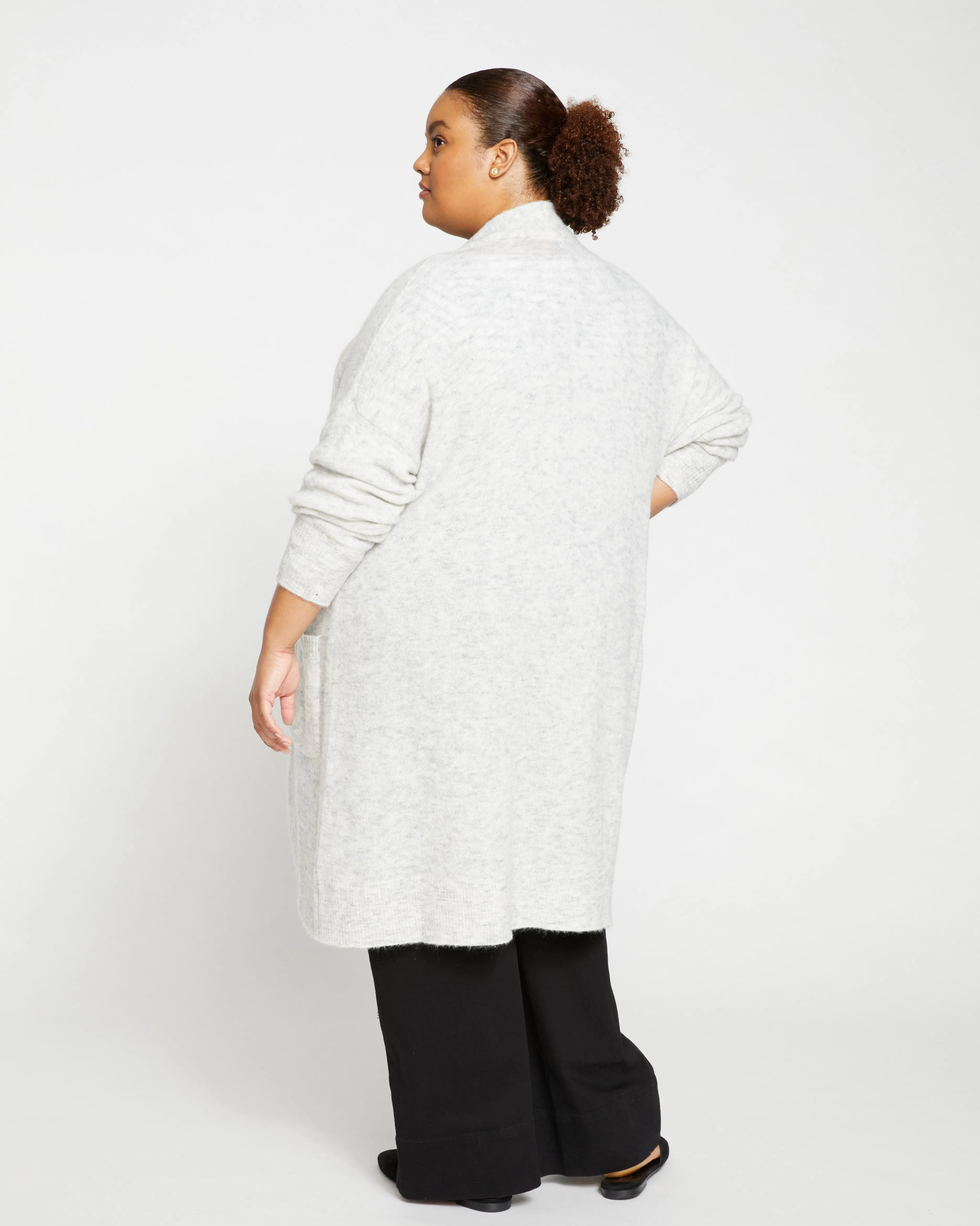 Fuzzy Duster Cardigan - Cloudy Sky sold by Universal Standard product image thumbnail 4