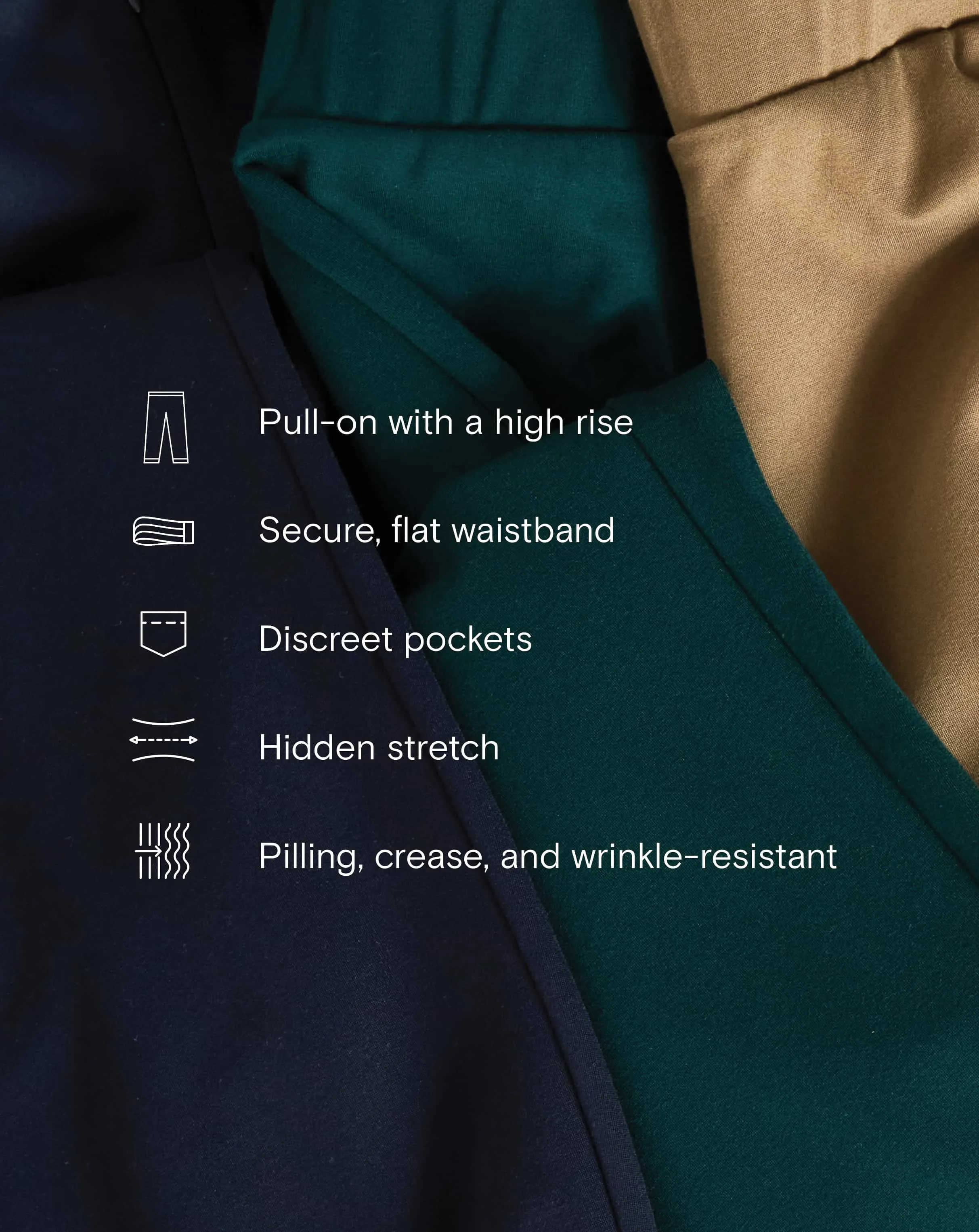 Moro Pintuck Pocket Ponte Pants - Earth sold by Universal Standard product image thumbnail 3