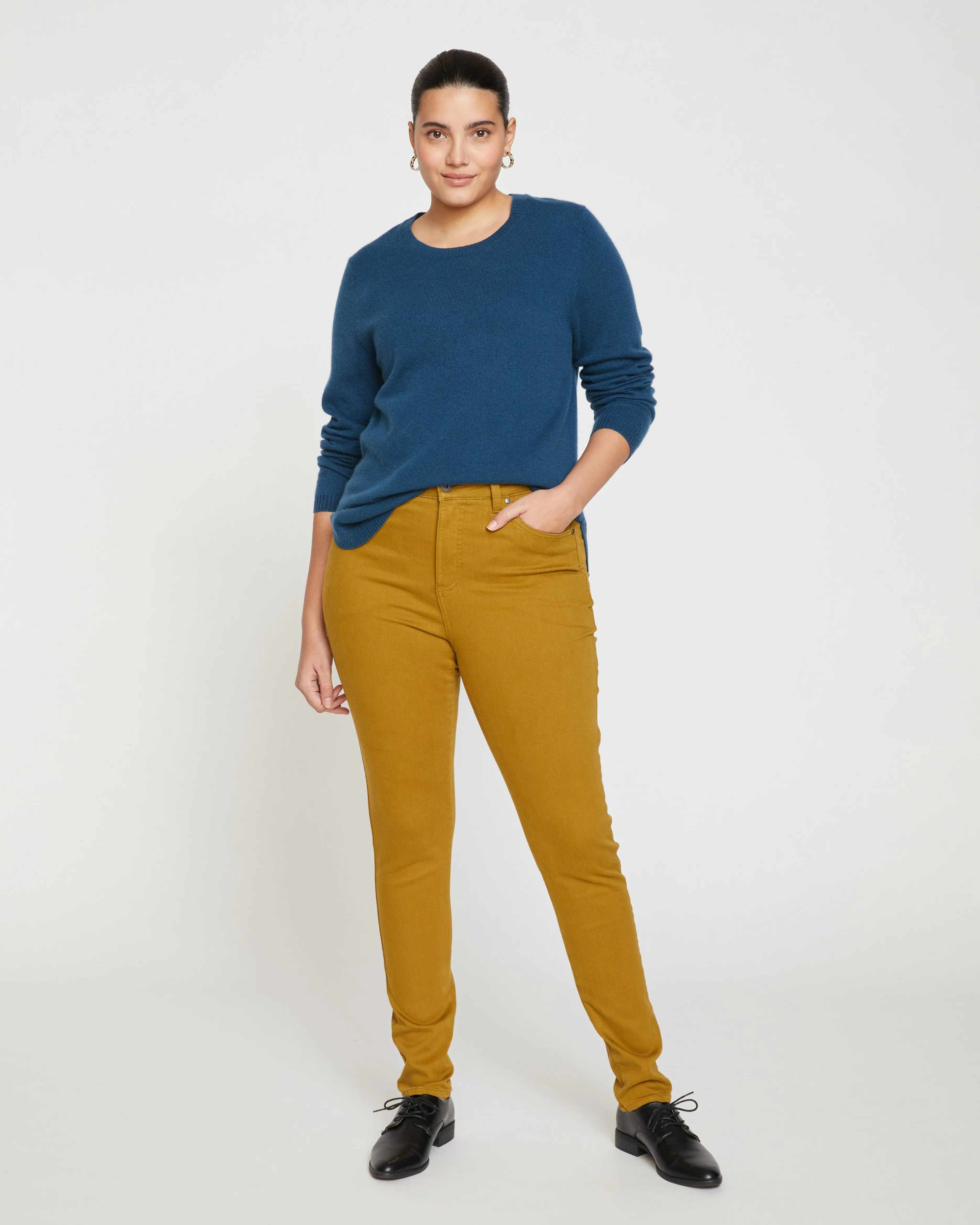 Seine High Rise Skinny Jeans 32 Inch - Dried Palm sold by Universal Standard product image thumbnail 2