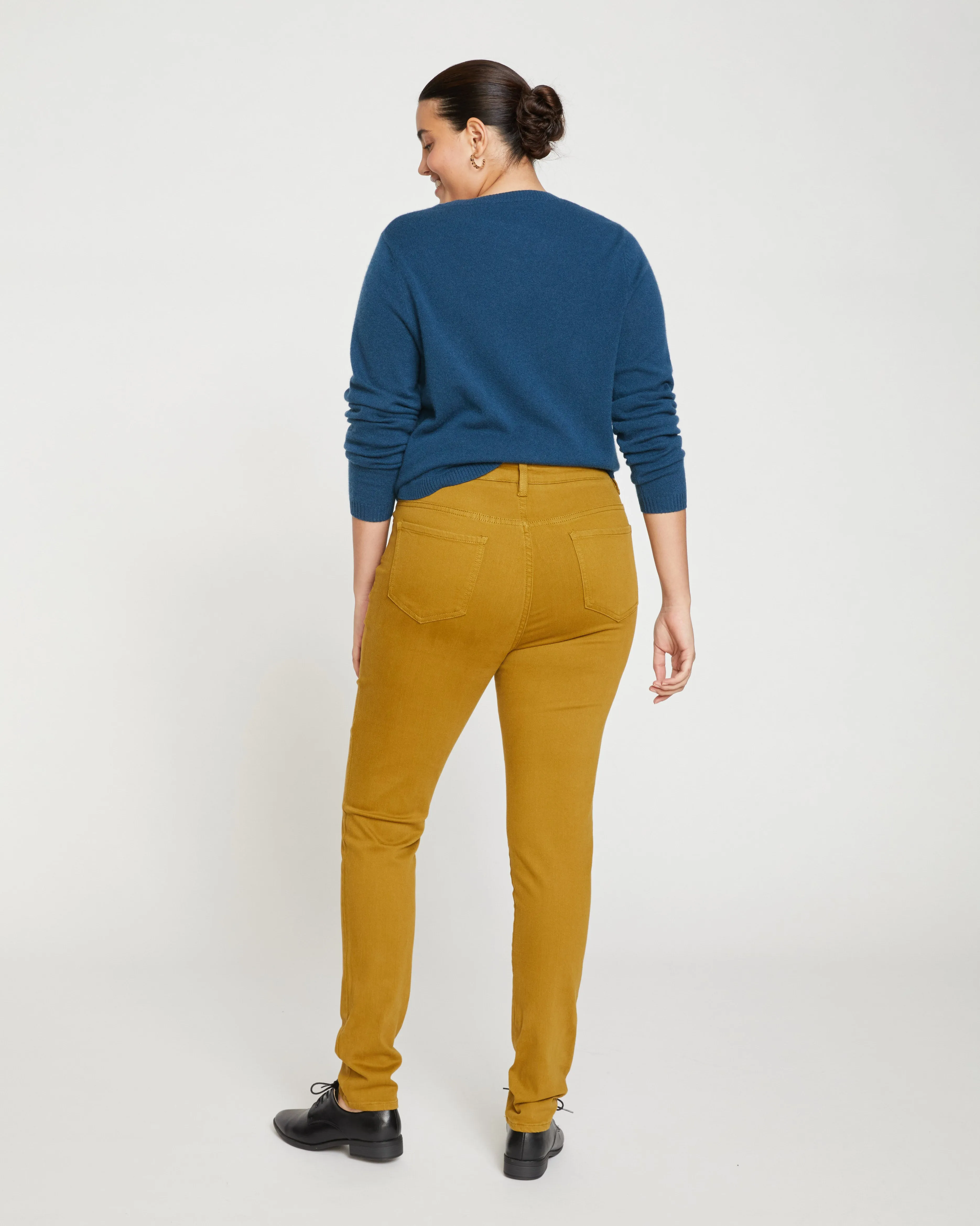 Seine High Rise Skinny Jeans 32 Inch - Dried Palm sold by Universal Standard product image thumbnail 4