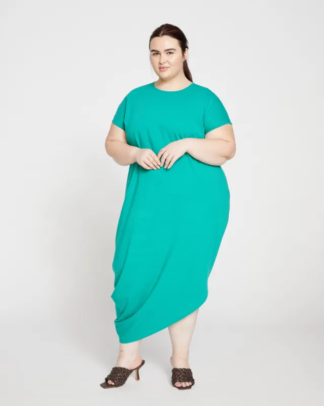 Iconic Geneva Dress - Green Lake sold by Universal Standard
