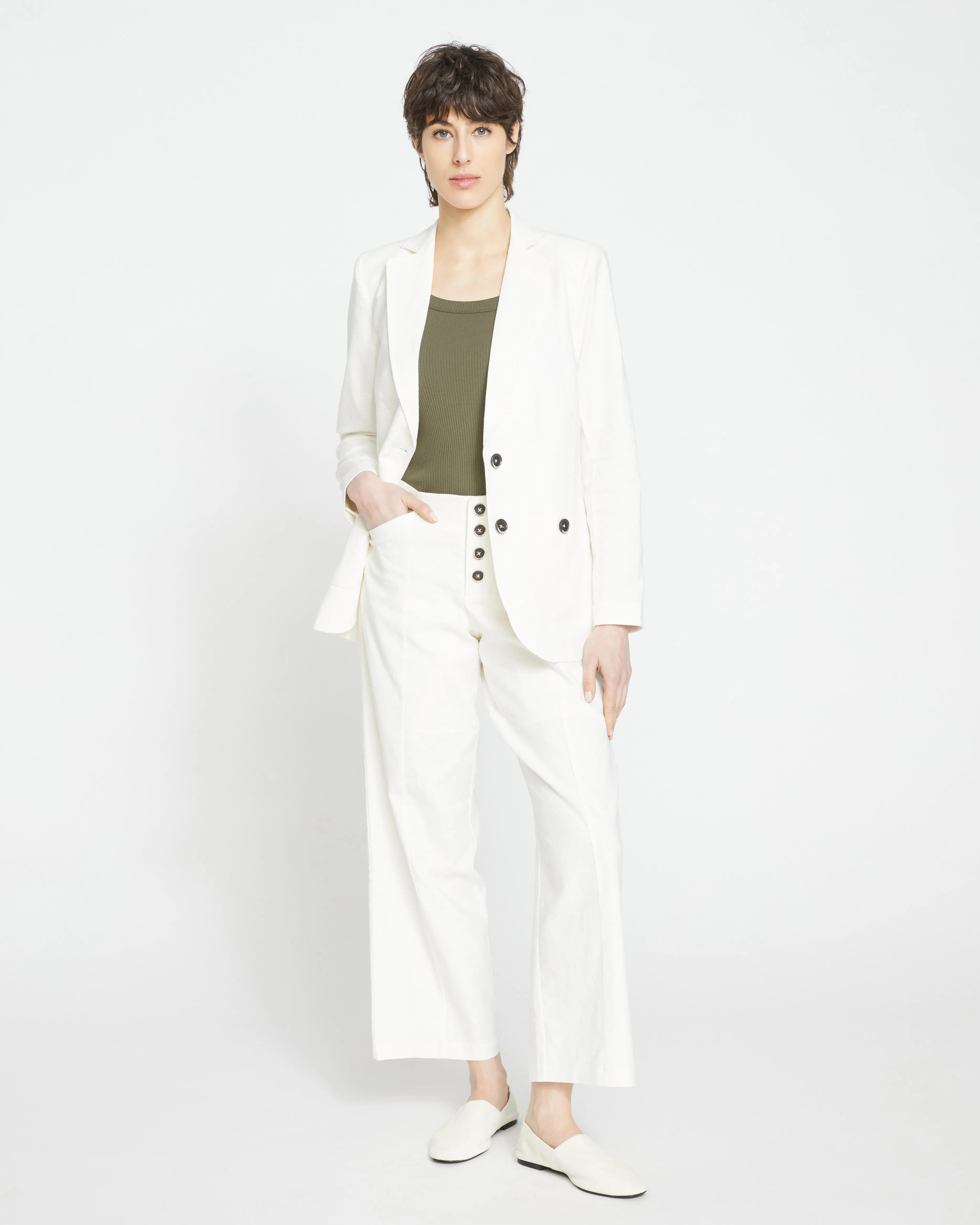 Coastal Linen Pants - White sold by Universal Standard product image thumbnail 2