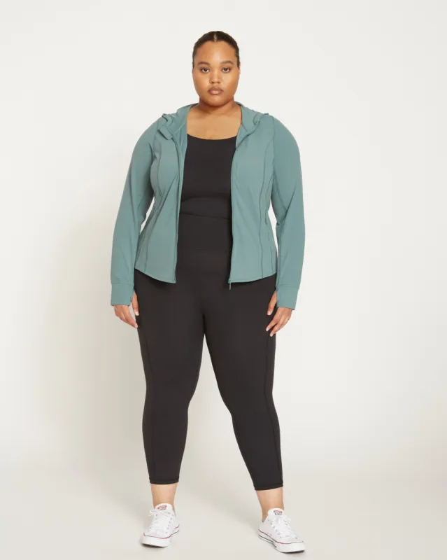 Next-to-Naked Cropped Pocket Legging - Black sold by Universal Standard
