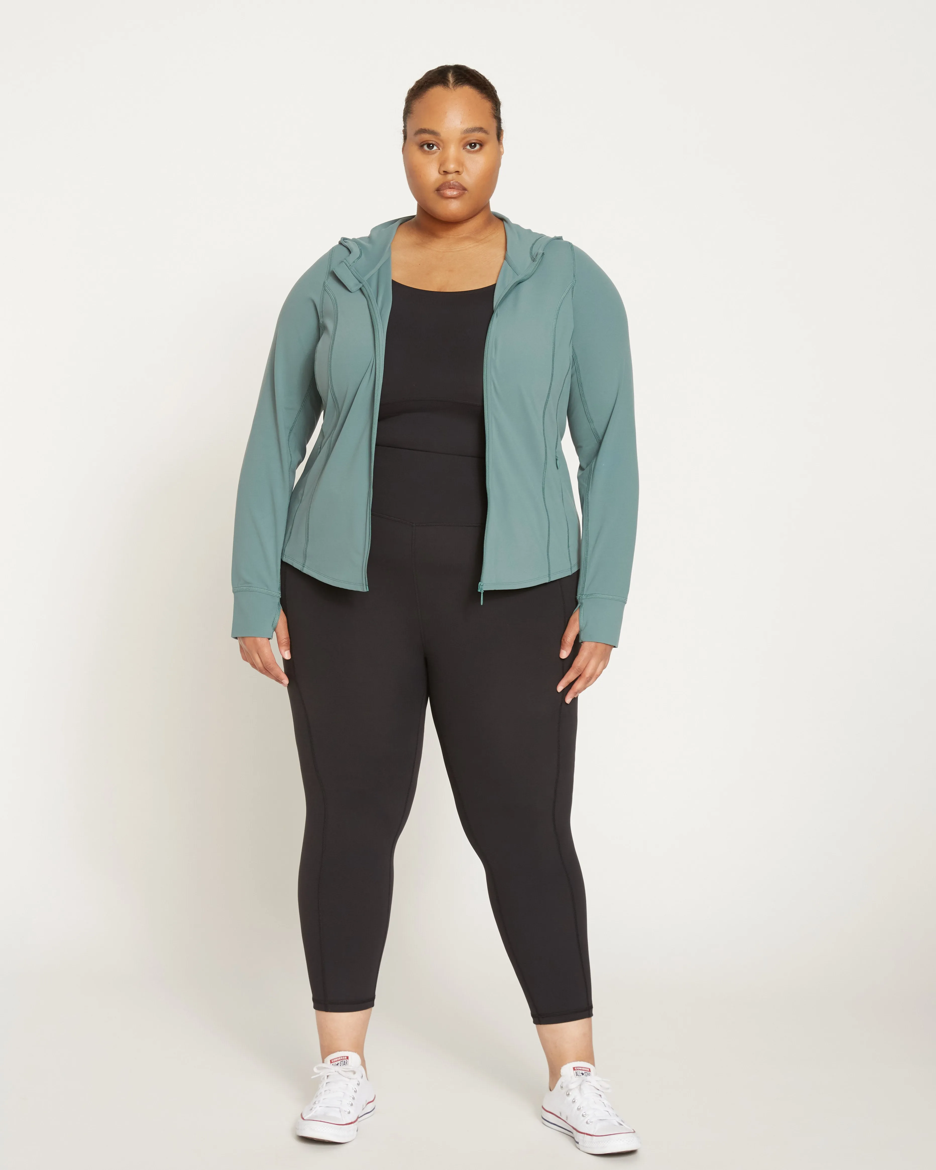 Next-to-Naked Cropped Pocket Legging - Black sold by Universal Standard