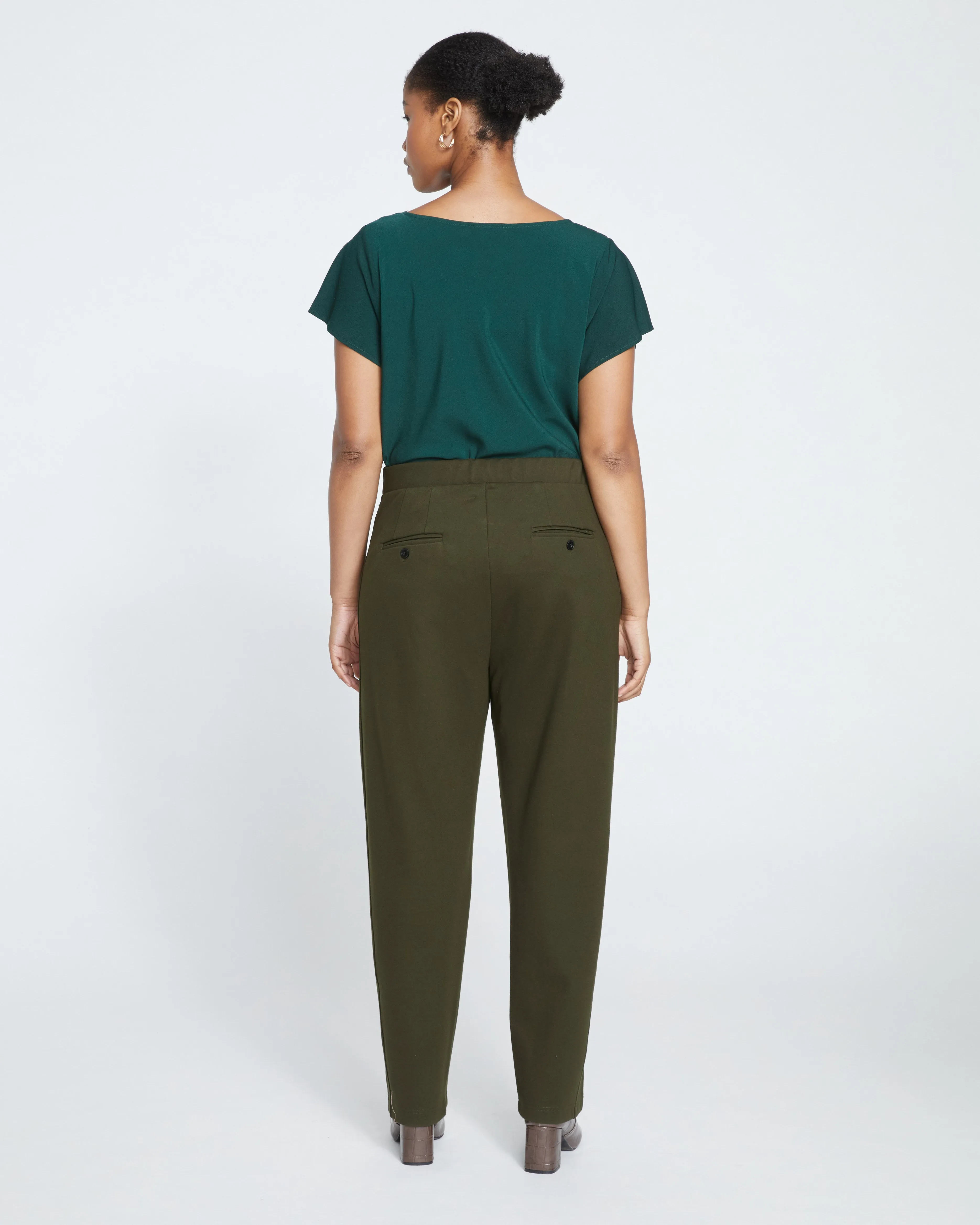 Audrey Tailored Ponte Pants - Evening Forest sold by Universal Standard product image thumbnail 4
