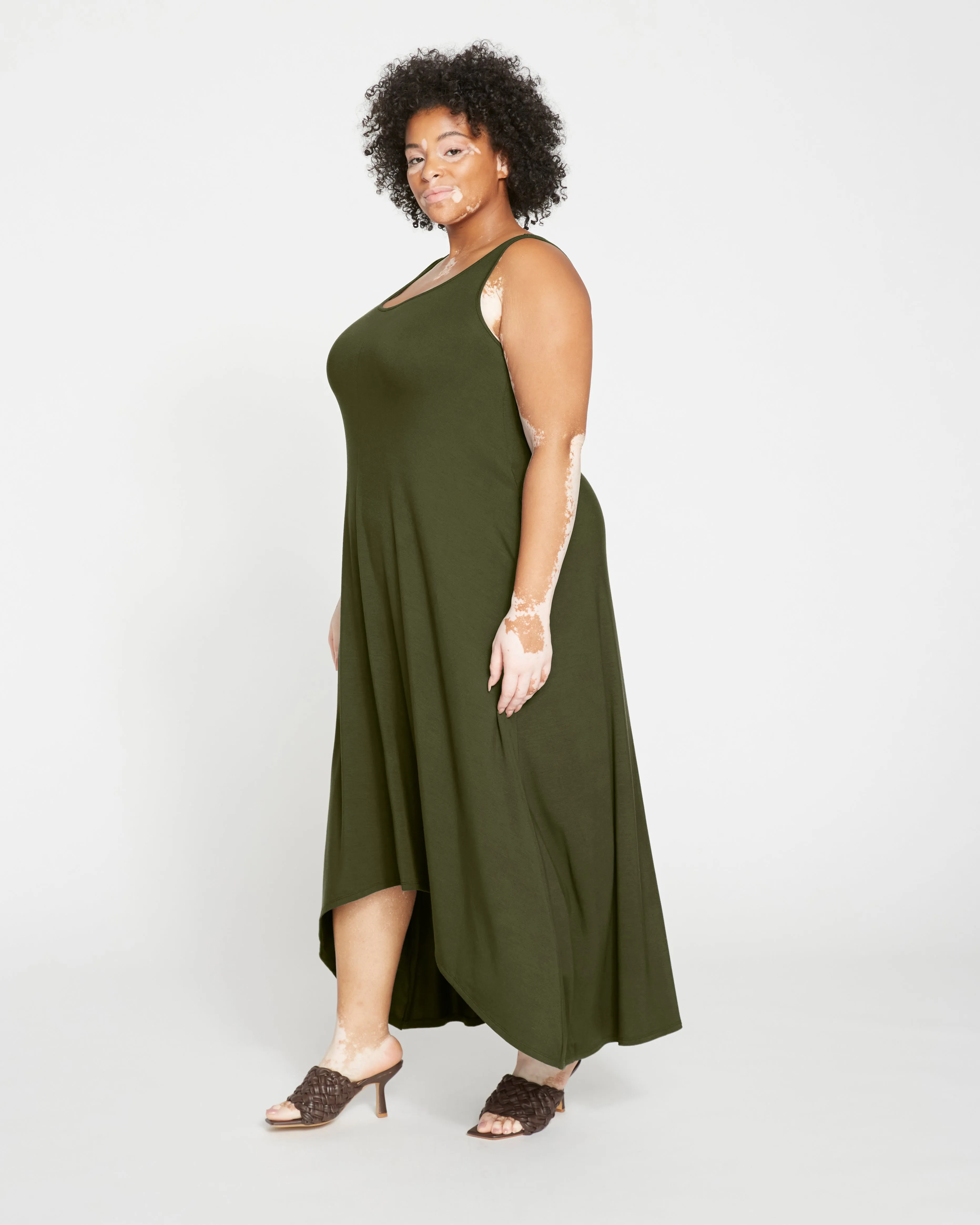 Athena Divine Jersey Dress - Nori sold by Universal Standard product image thumbnail 2