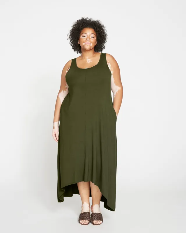 Athena Divine Jersey Dress - Nori sold by Universal Standard