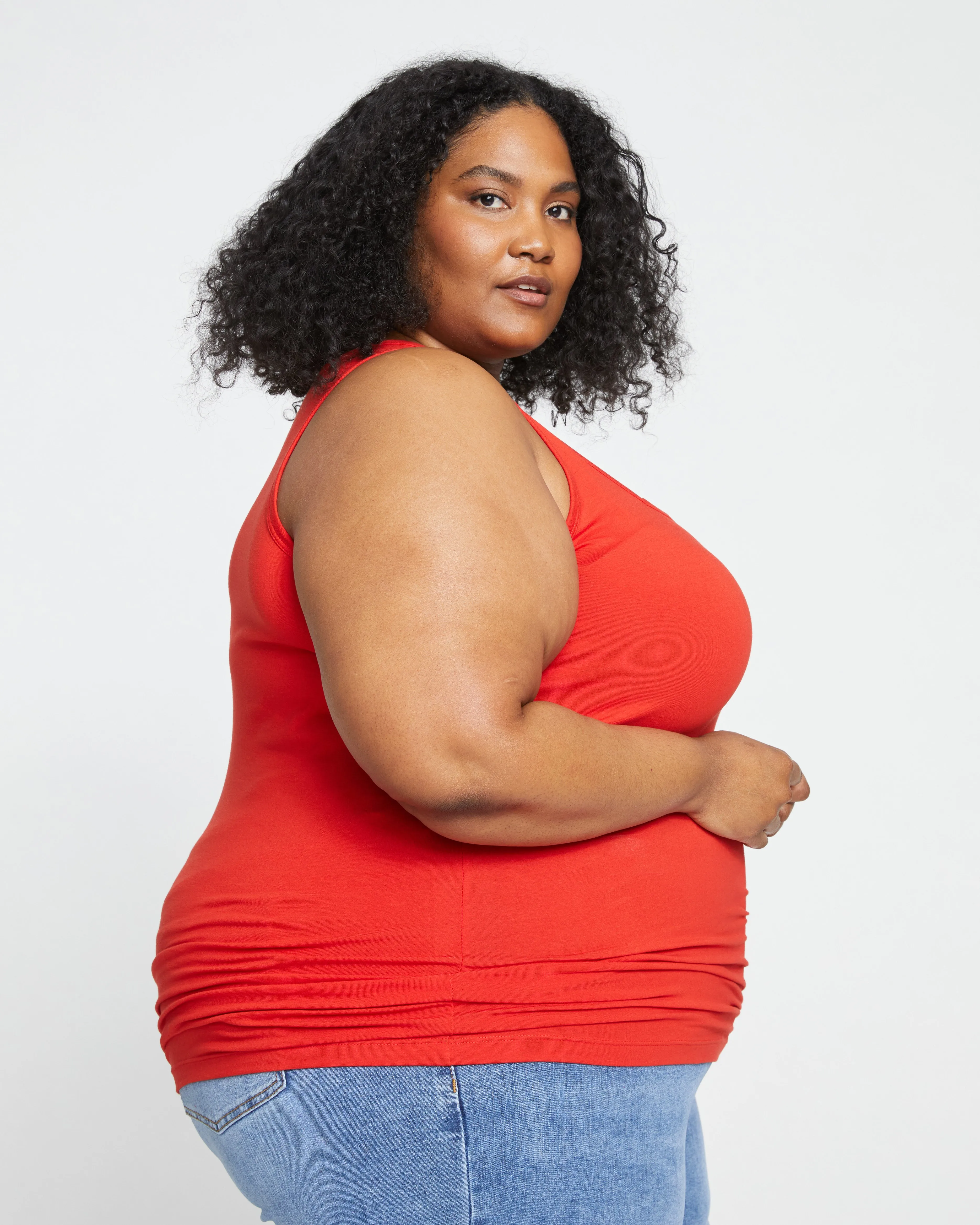 Square Neck Tank Top - Sanguinello sold by Universal Standard product image thumbnail 3