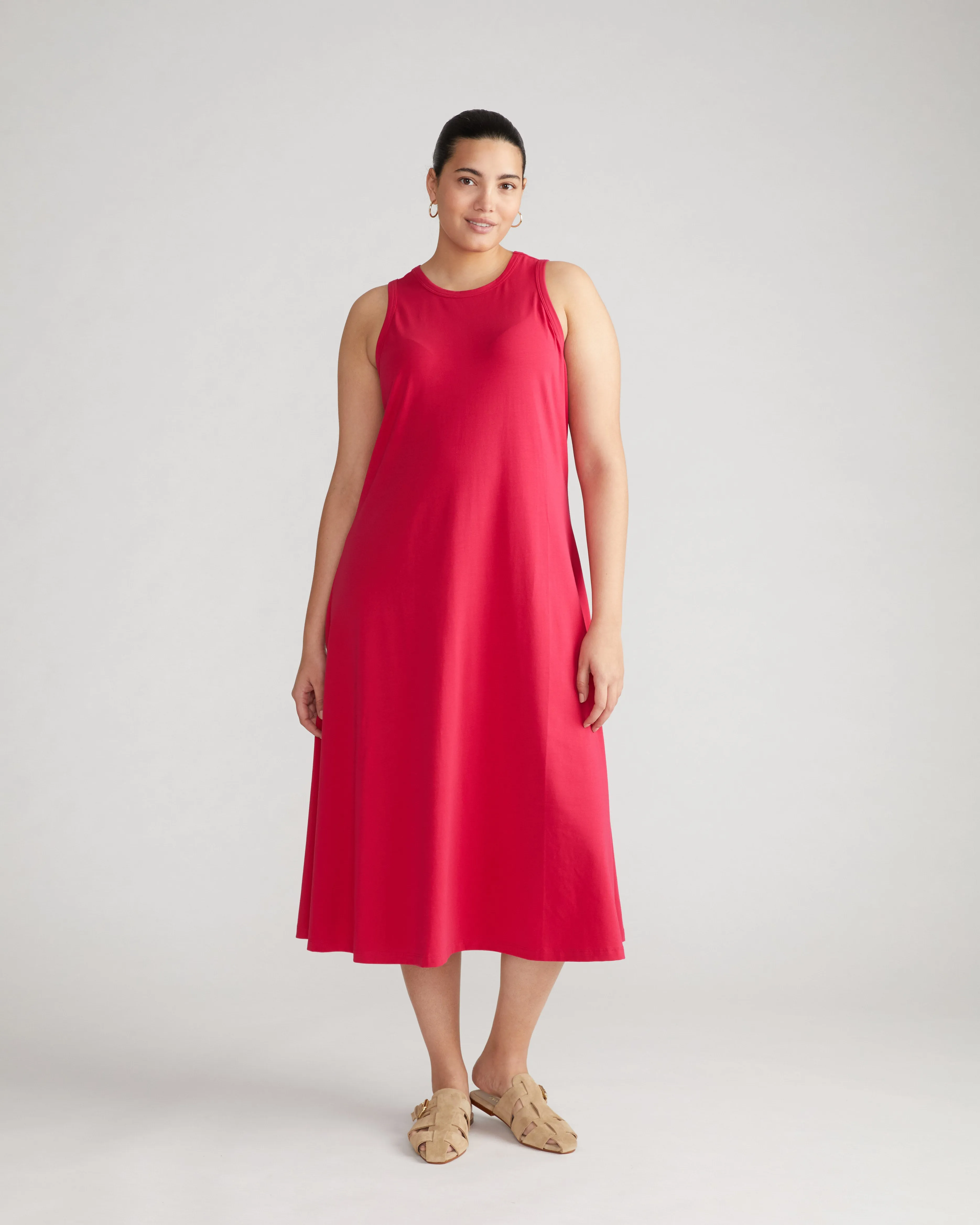 Sardinia Tank Dress - Cerise sold by Universal Standard product image thumbnail 3