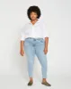 Seine High Rise Skinny Jeans 27 Inch - Distressed Light Blue sold by Universal Standard
