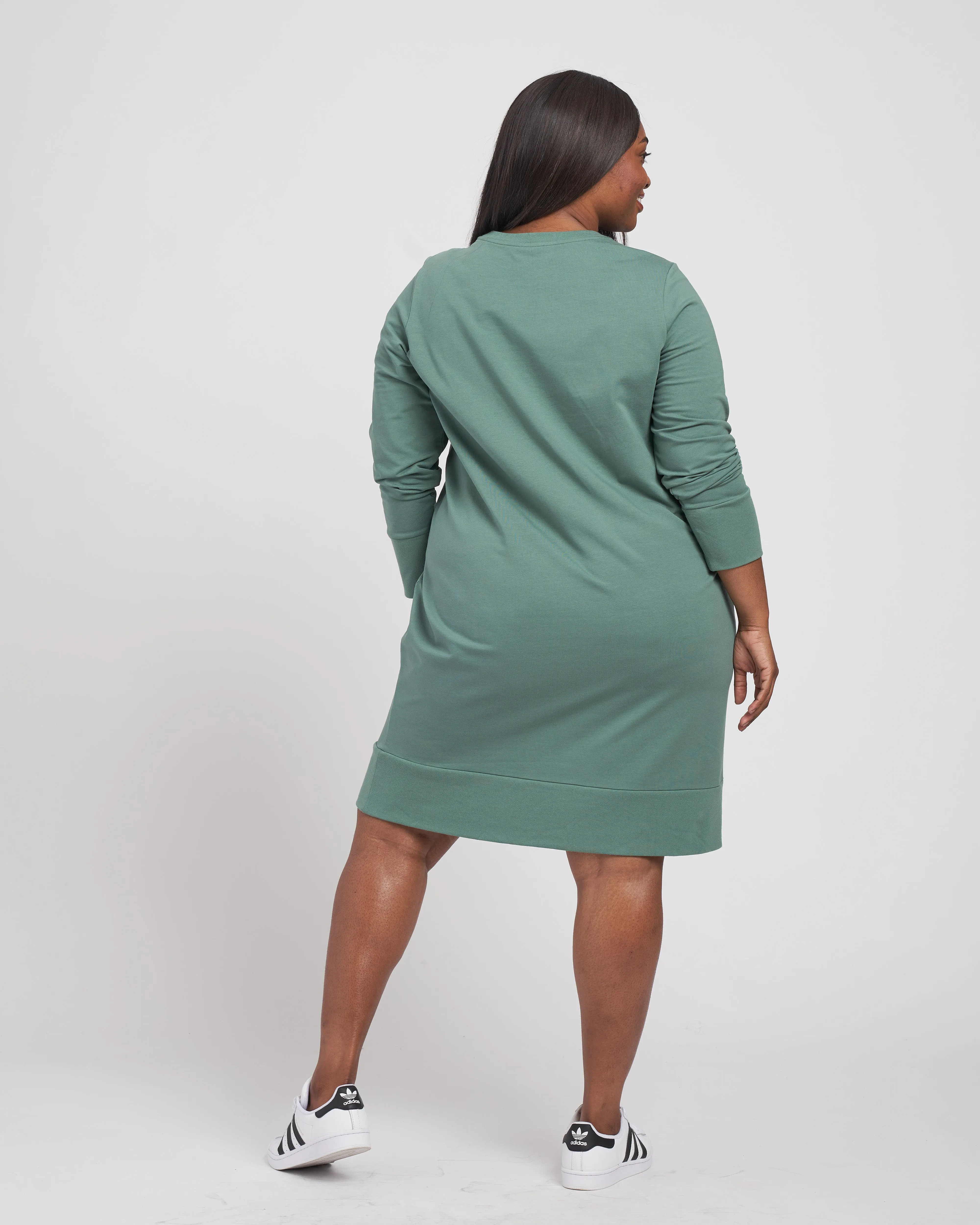 Classic Light Terry Sweatshirt Dress - Deep Aquamarine sold by Universal Standard product image thumbnail 3
