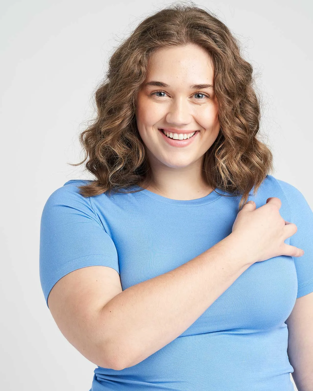 Foundation Short Sleeve Crew Neck Tee - Marina sold by Universal Standard product image thumbnail 2