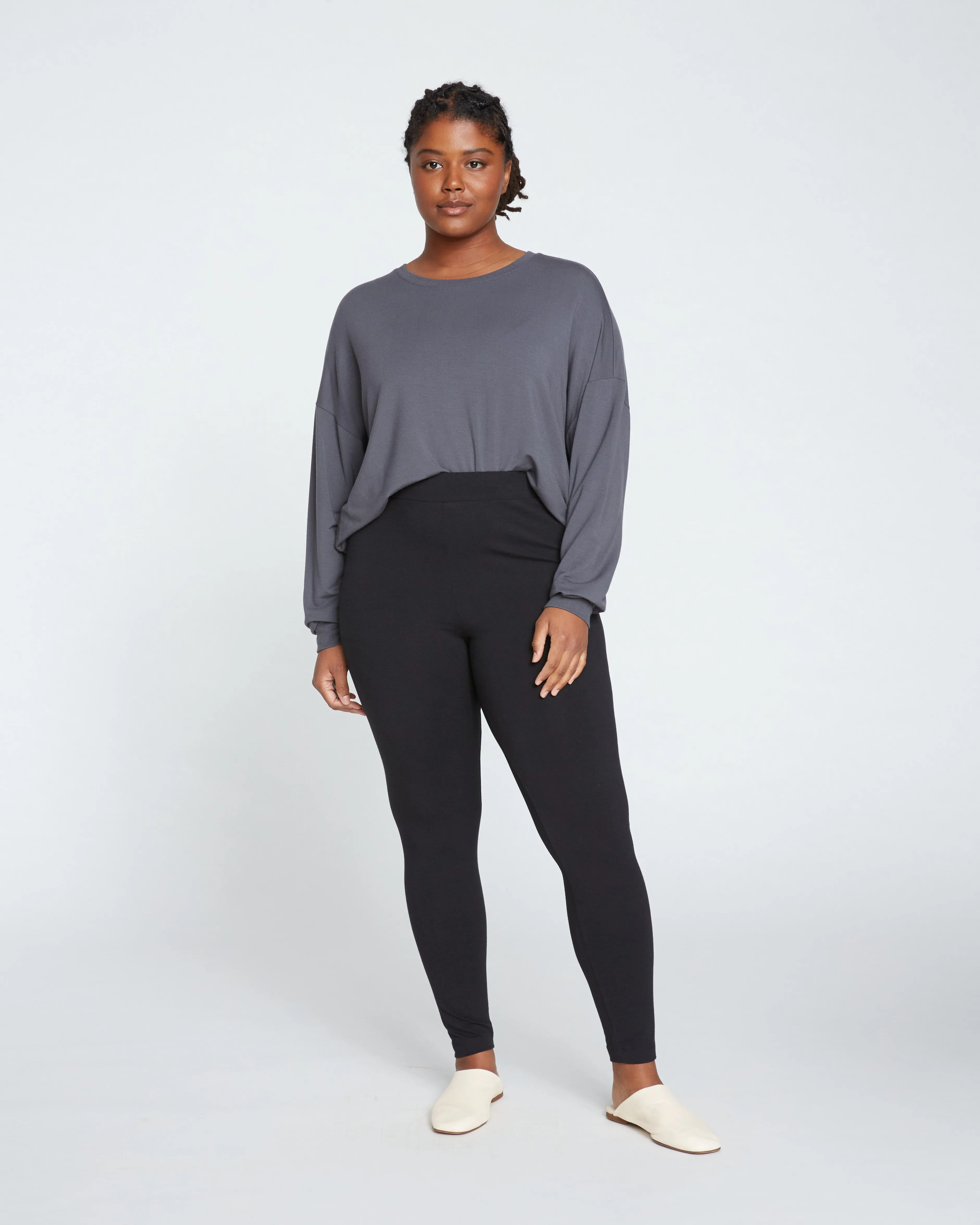 Roya Leggings 27 Inch - Black sold by Universal Standard