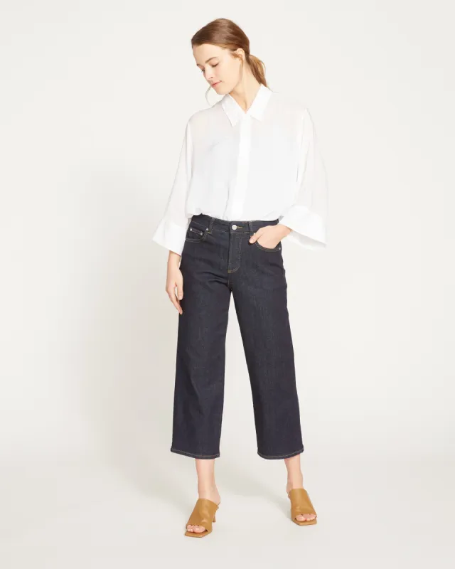 Bae Boyfriend Crop Jeans - Vintage Indigo Selvedge sold by Universal Standard