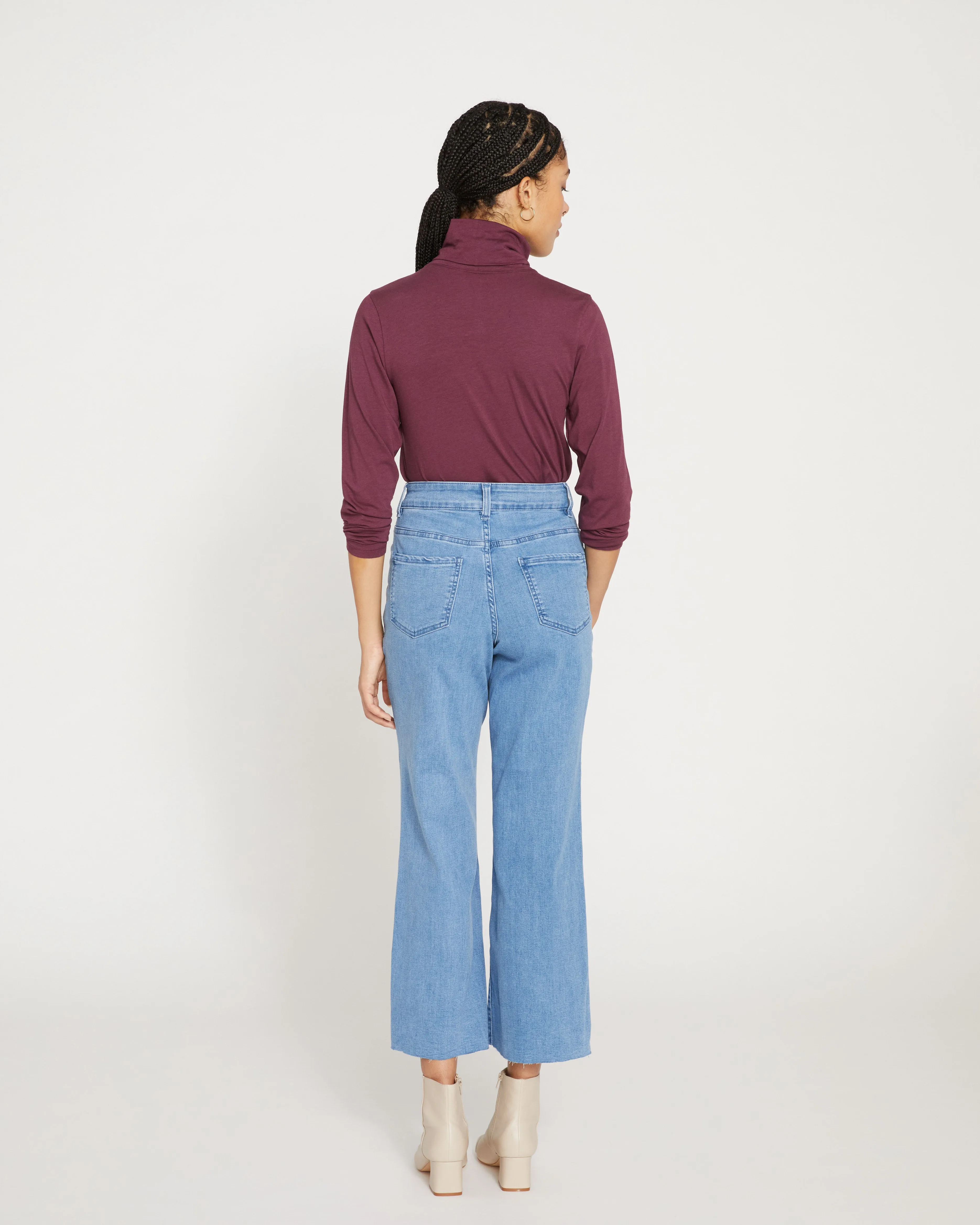 Jackie High Rise Cropped Jeans - California Blue Wash sold by Universal Standard product image thumbnail 4