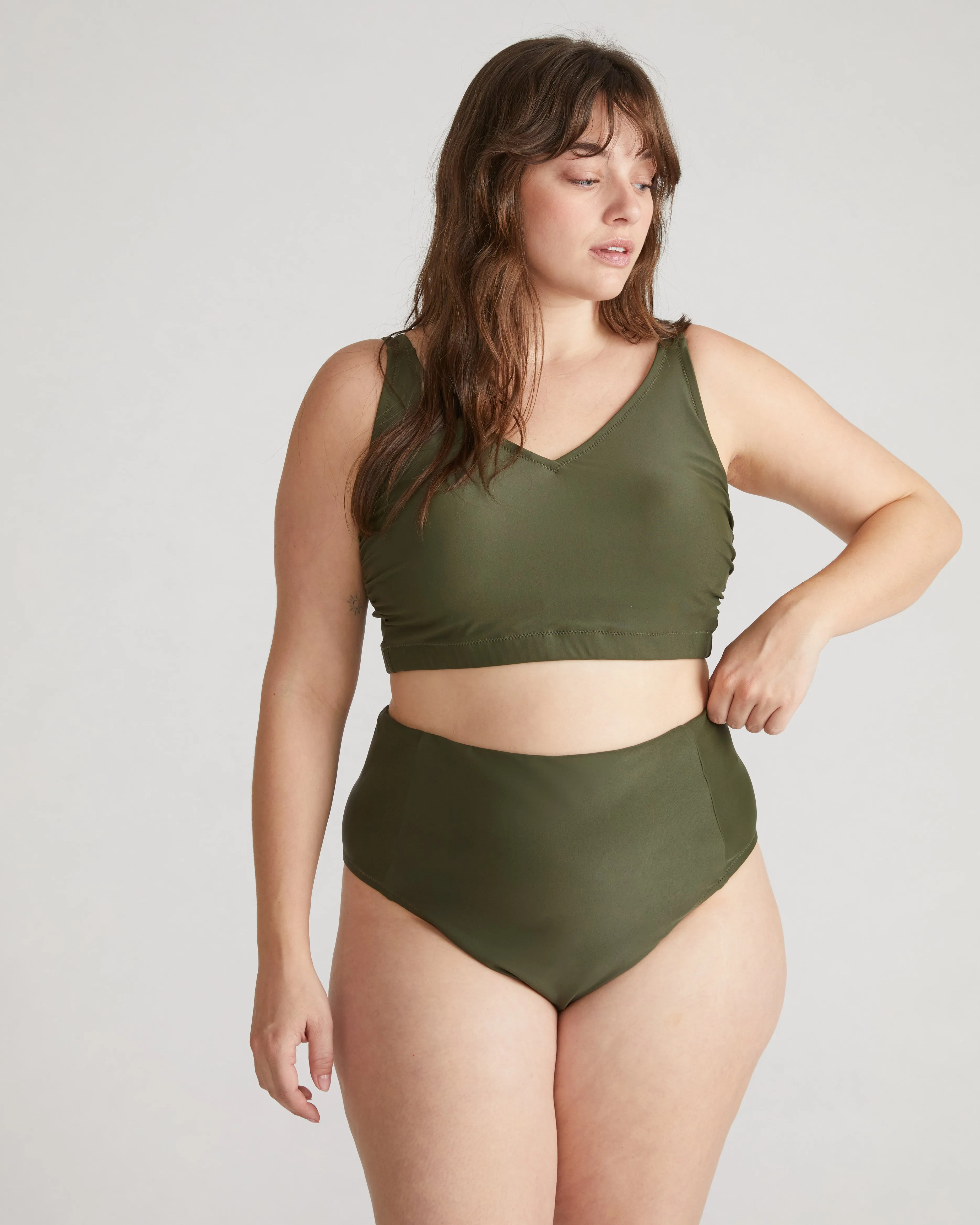 The Sport Bikini Top - Nori sold by Universal Standard product image thumbnail 4