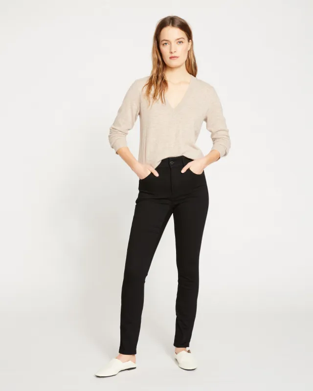 Riviera High Rise Skinny Jeans 31 Inch - Black sold by Universal Standard