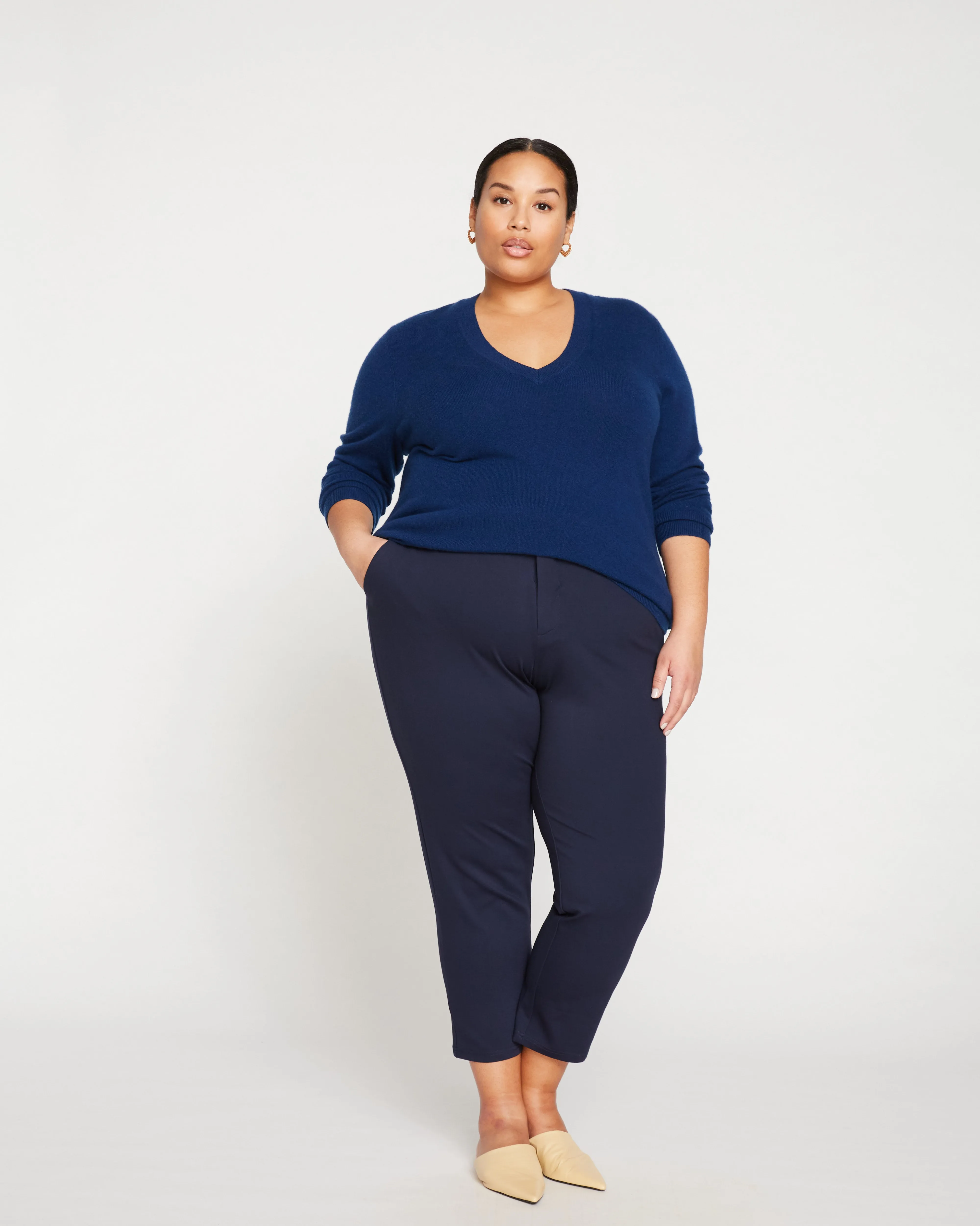 Cigarette Pants - Navy sold by Universal Standard
