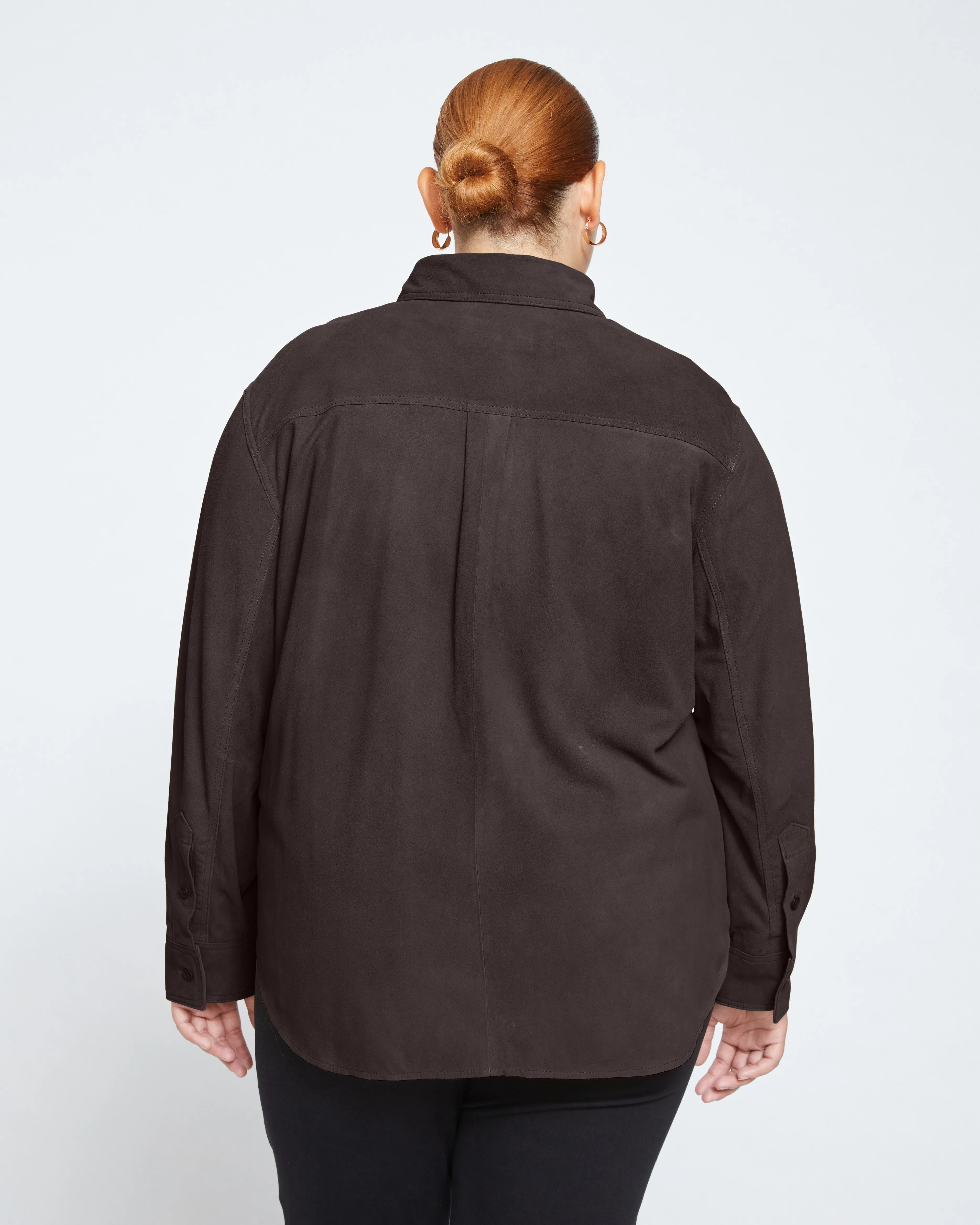Suede Greenwich Jacket - Earth sold by Universal Standard product image thumbnail 4
