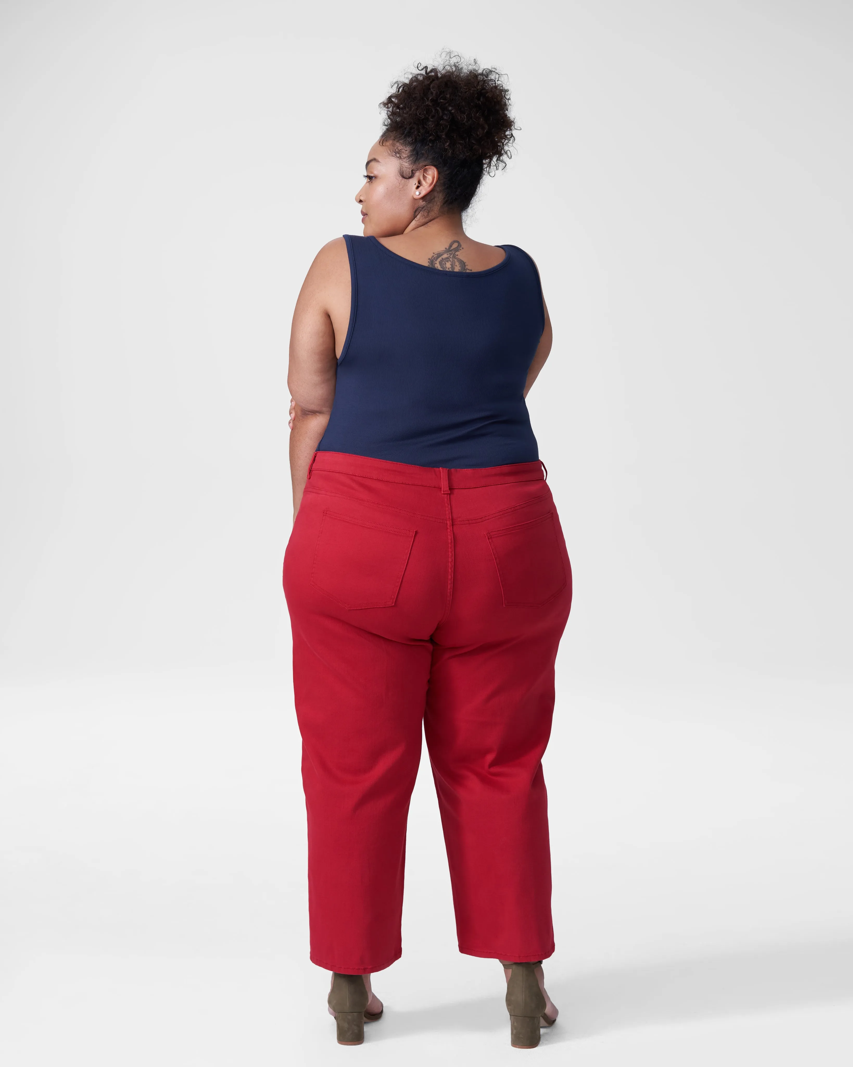 Bae Boyfriend Crop Jeans - Red Dahlia sold by Universal Standard product image thumbnail 4