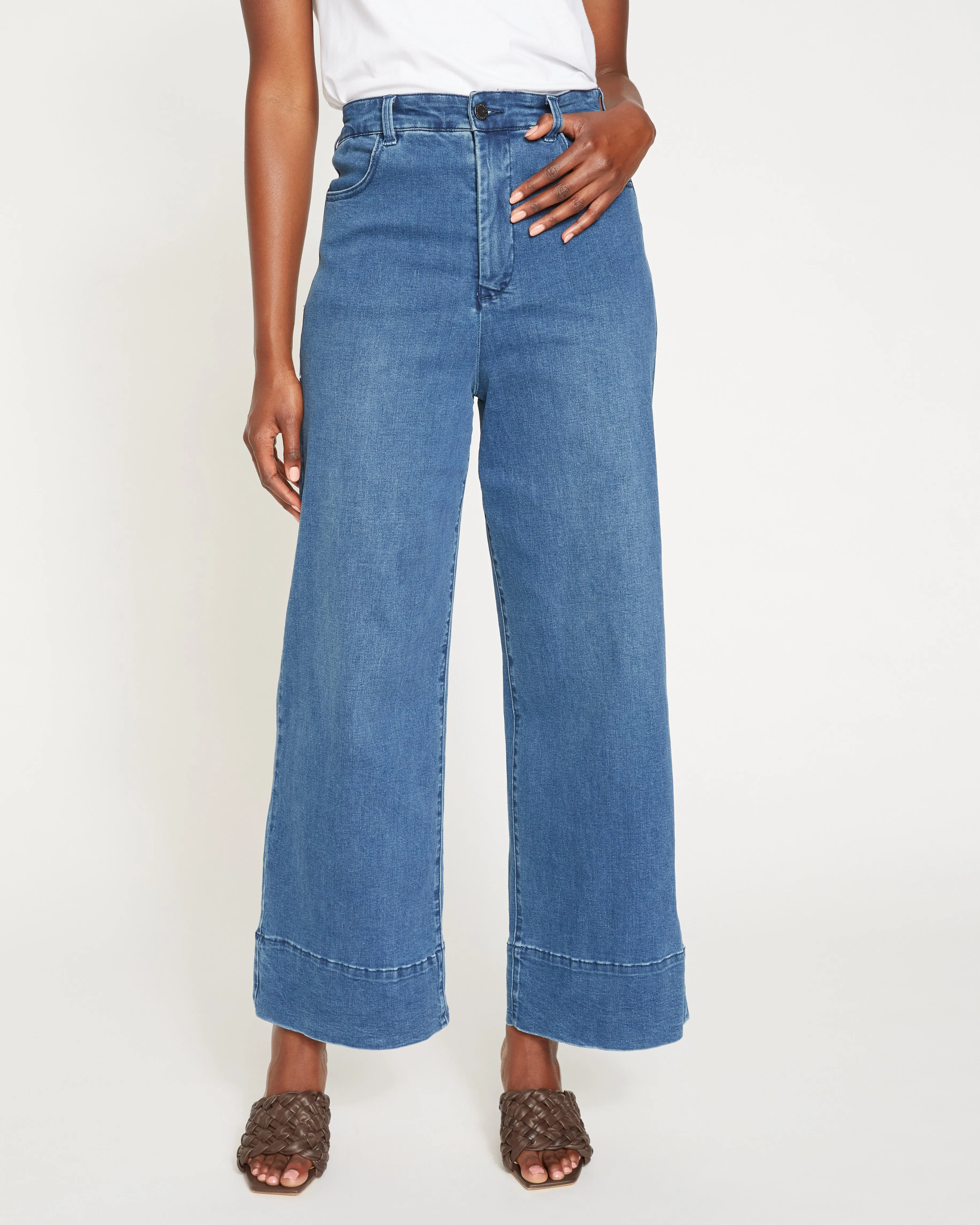 Carrie High Rise Wide Leg Jeans - True Blue sold by Universal Standard product image thumbnail 3