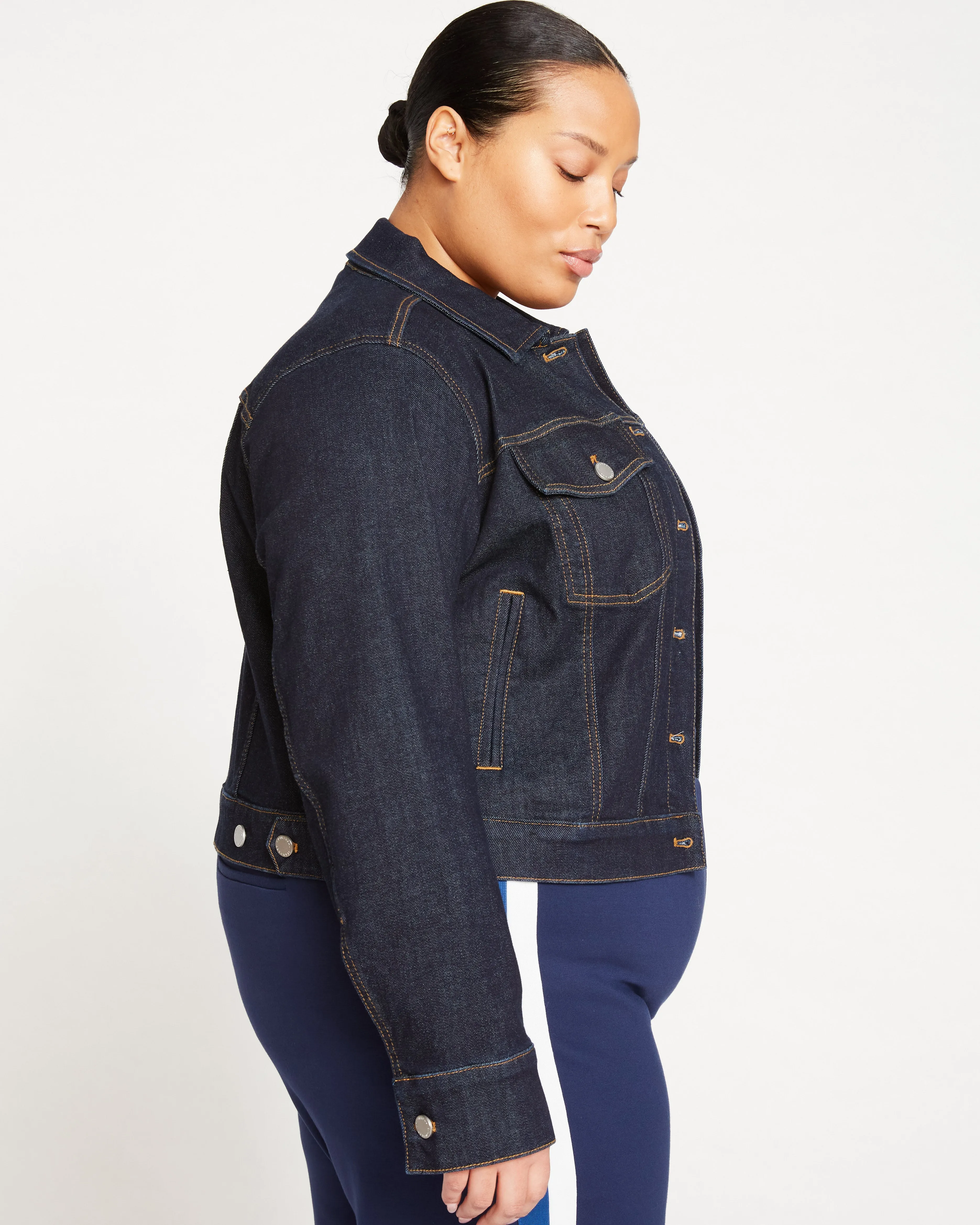 Kelsey Denim Jacket - Vintage Indigo Selvedge sold by Universal Standard product image thumbnail 5