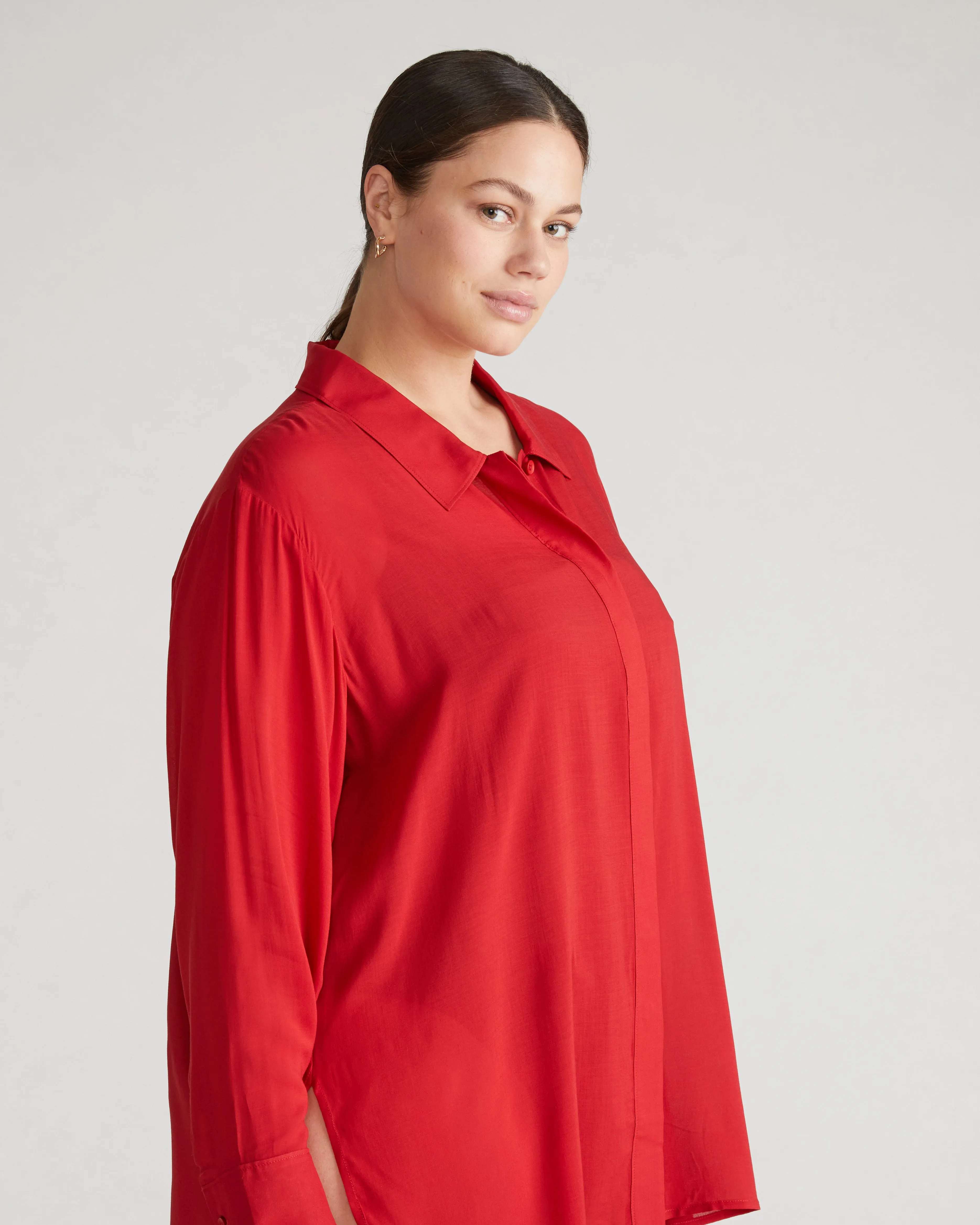 Toni Hi Low Tunic - Baywatch Red sold by Universal Standard product image thumbnail 3