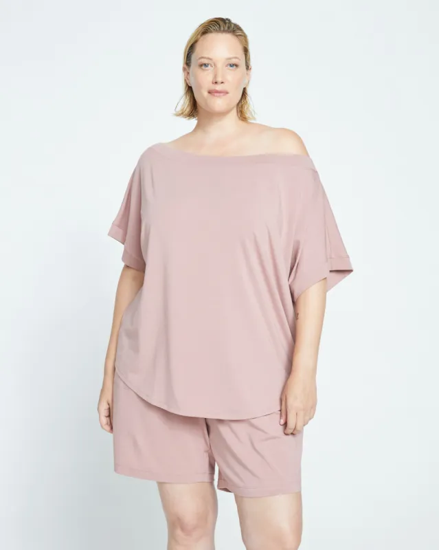 UltimateS Dolci Short Sleeve Top - Petal Purple sold by Universal Standard