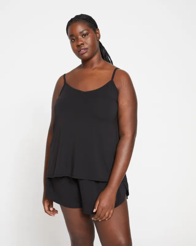UltimateS Natalie Jersey Sleep Set - Black sold by Universal Standard