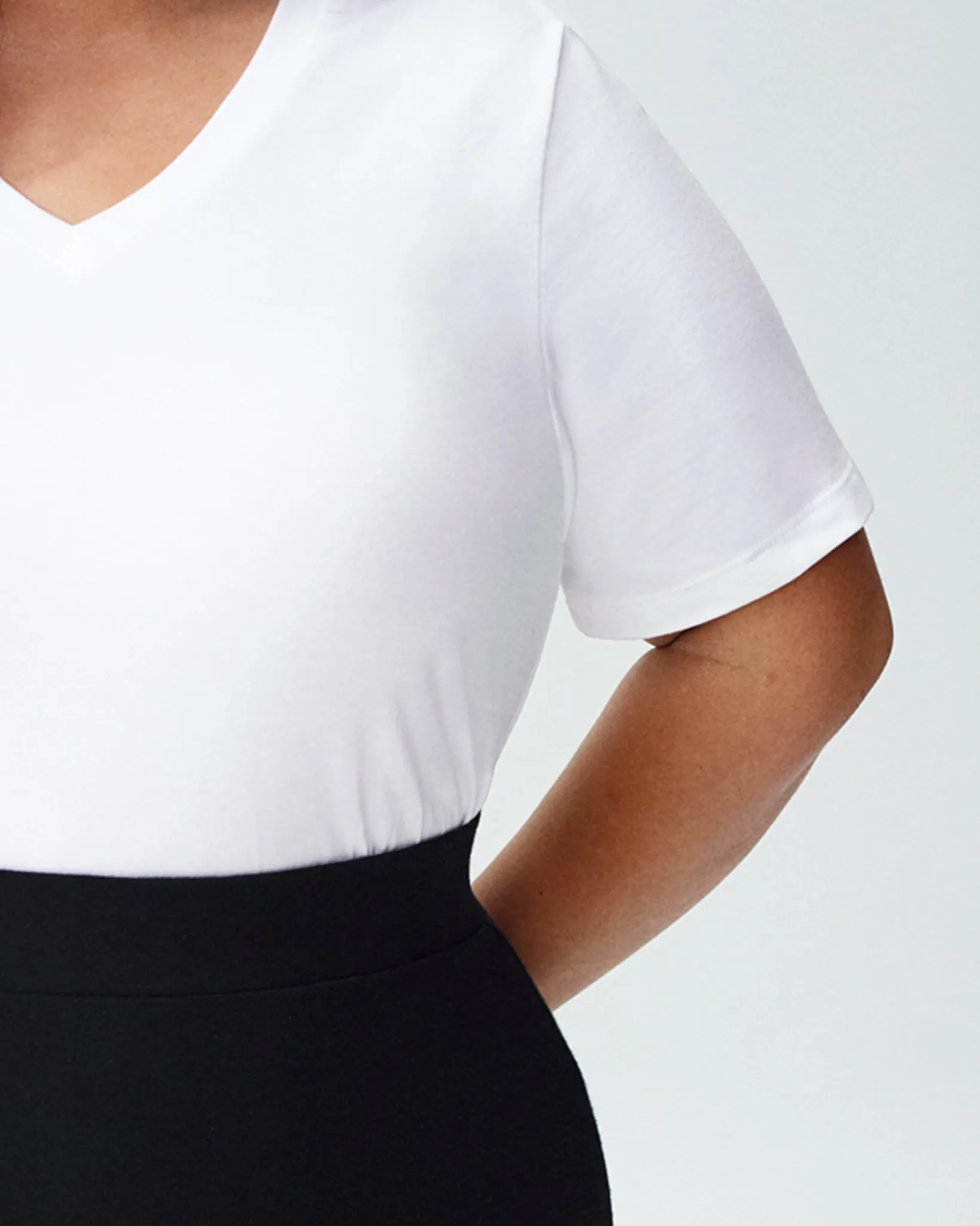 Petite V Rex - White sold by Universal Standard product image thumbnail 3